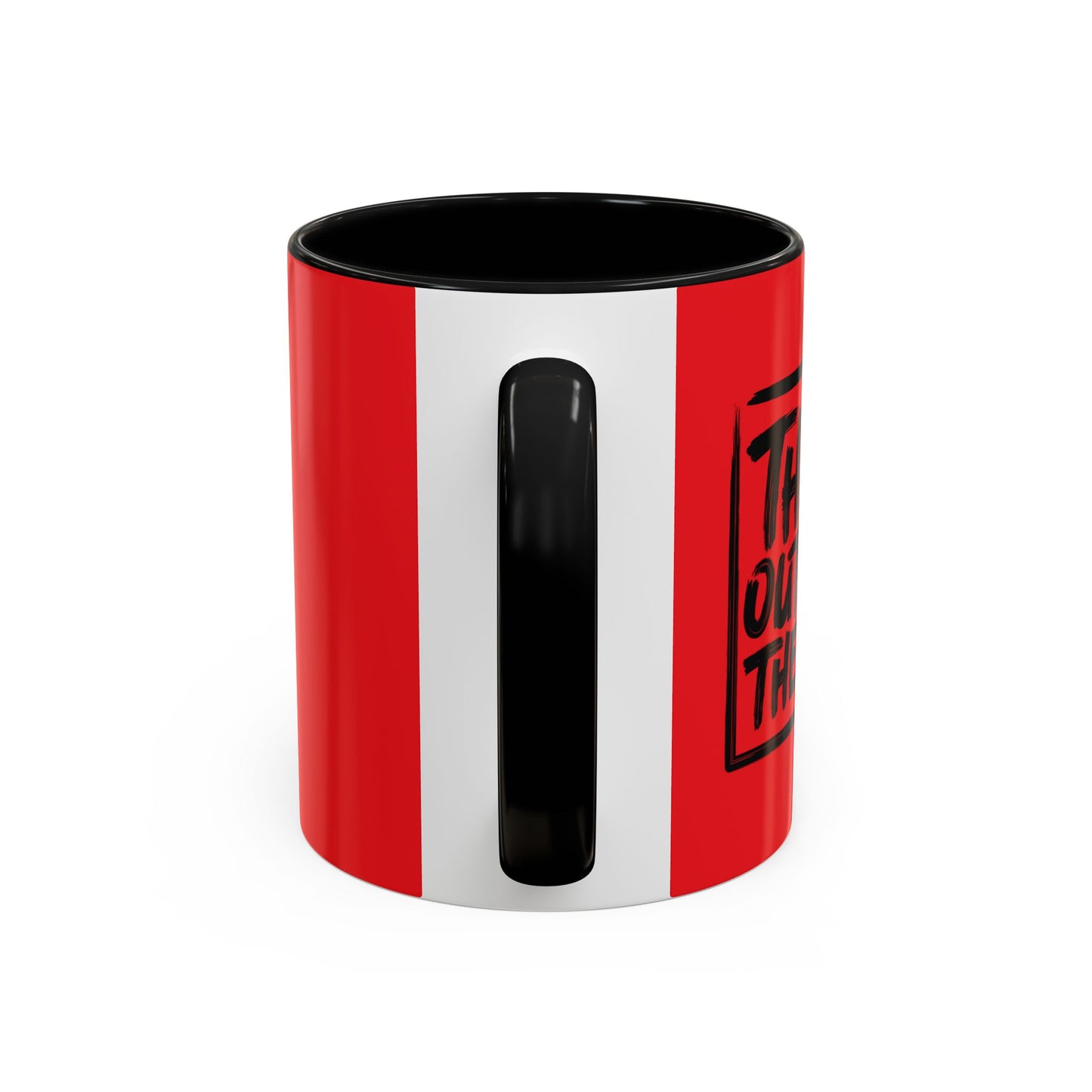 Think Outside The Box Accent Coffee Mug (11, 15oz)