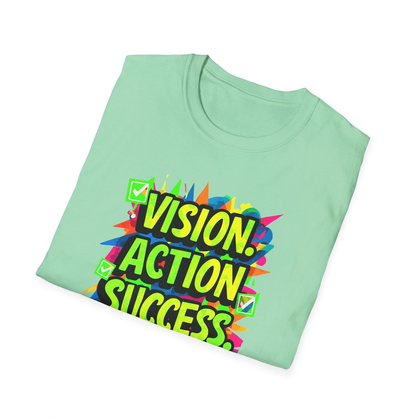 Vision Action Success Repeat Unisex Softstyle T-Shirt