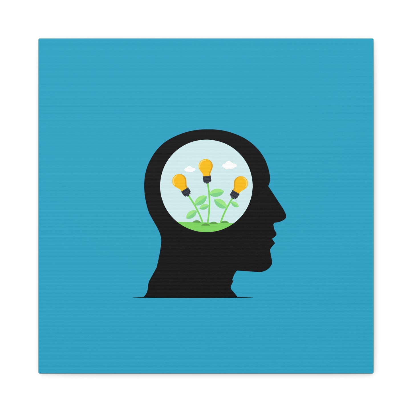 Mindset And Positive Thoughts Matte Canvas, Stretched, 1.25"