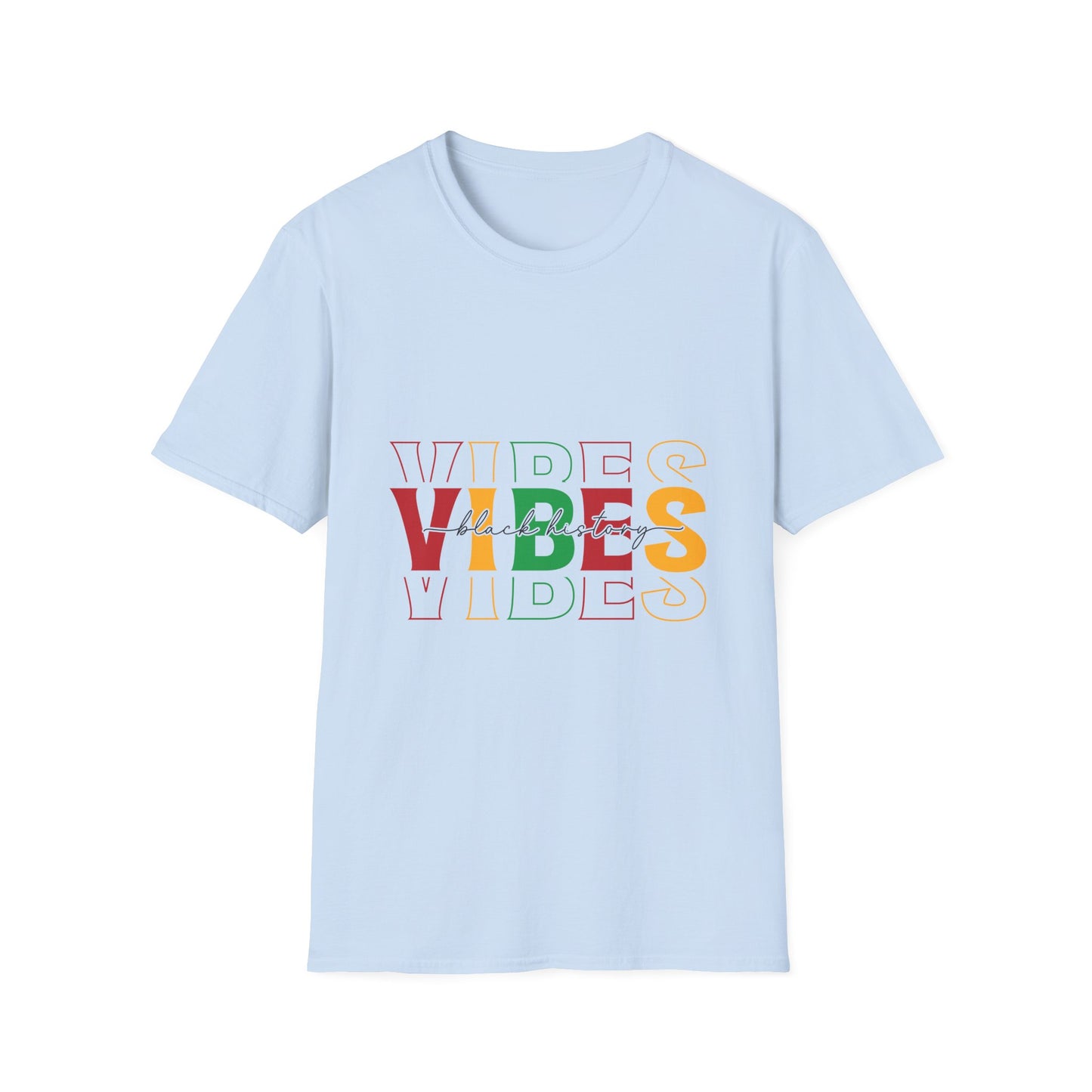Vibes Black History Unisex Softstyle T-Shirt