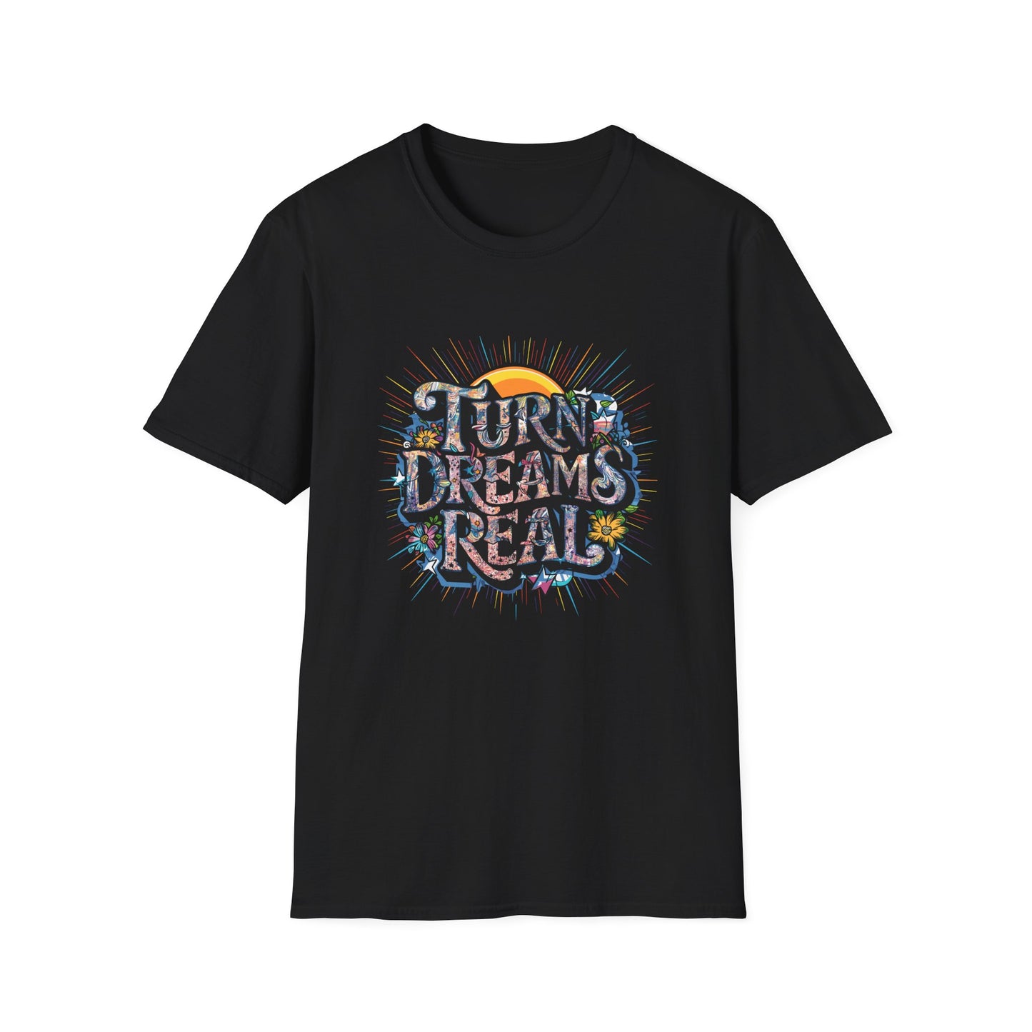 Turns Dreams Real Unisex Softstyle T-Shirt