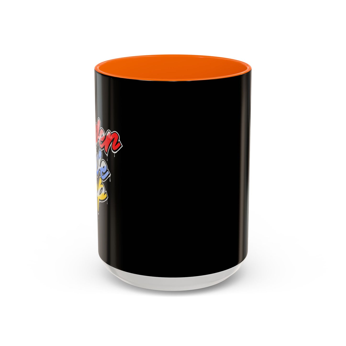 Never Give Up Accent Coffee Mug (11, 15oz)