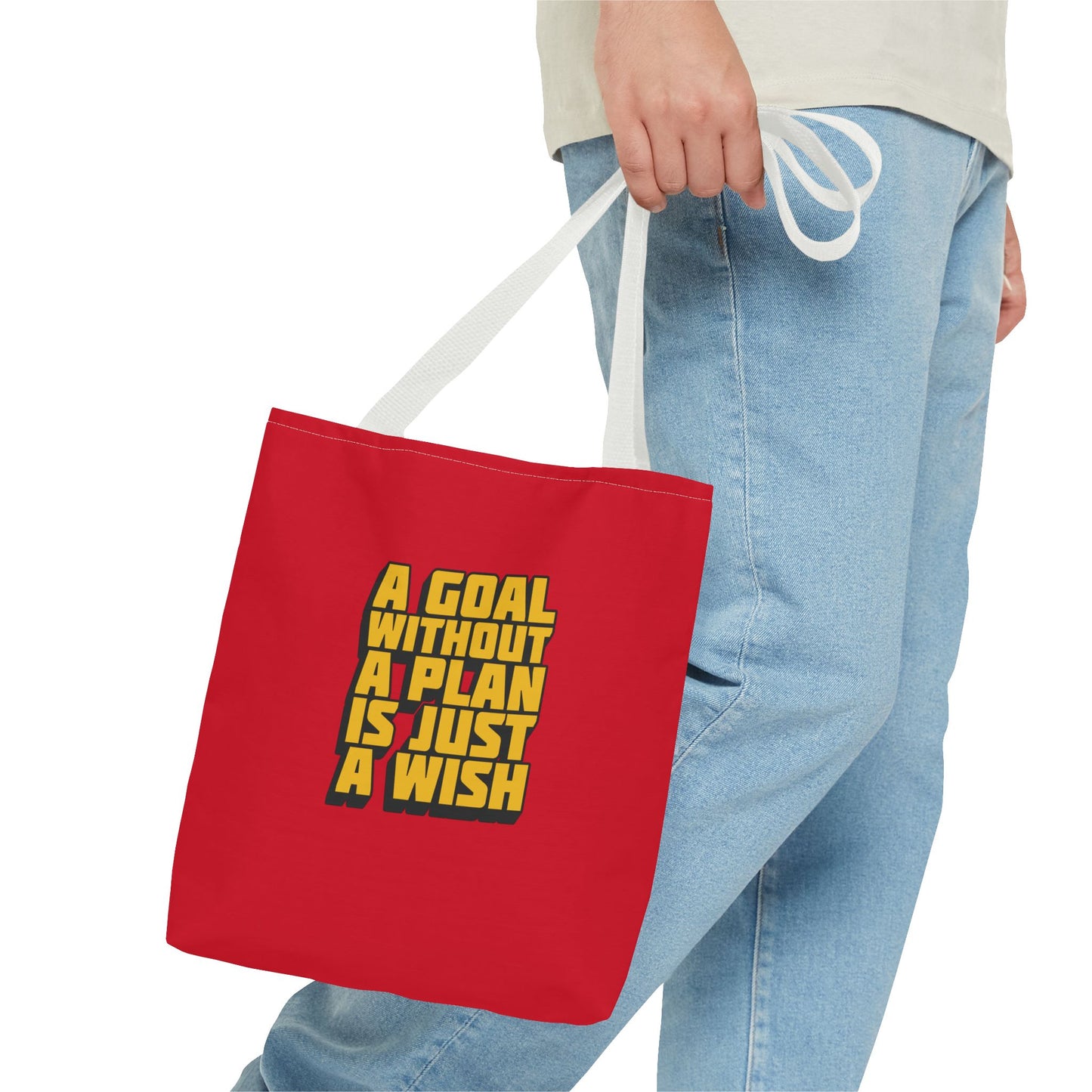A Goal Without A Plan Is Just A Wish Tote Bag (AOP)