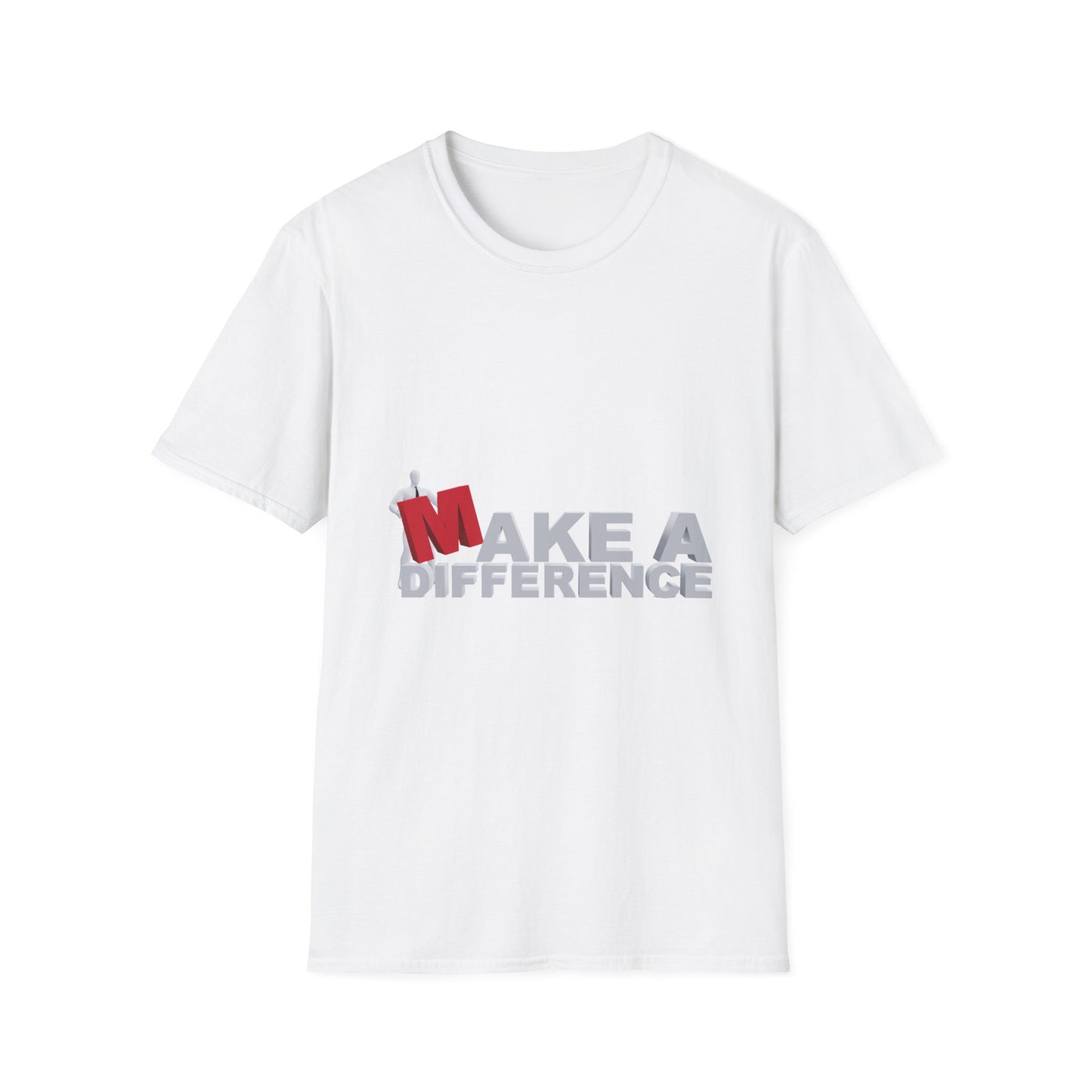 Make A Difference  Unisex Softstyle T-Shirt