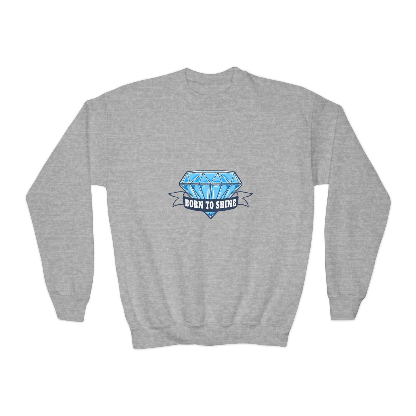 Born To Shine Youth Crewneck Sweatshirt