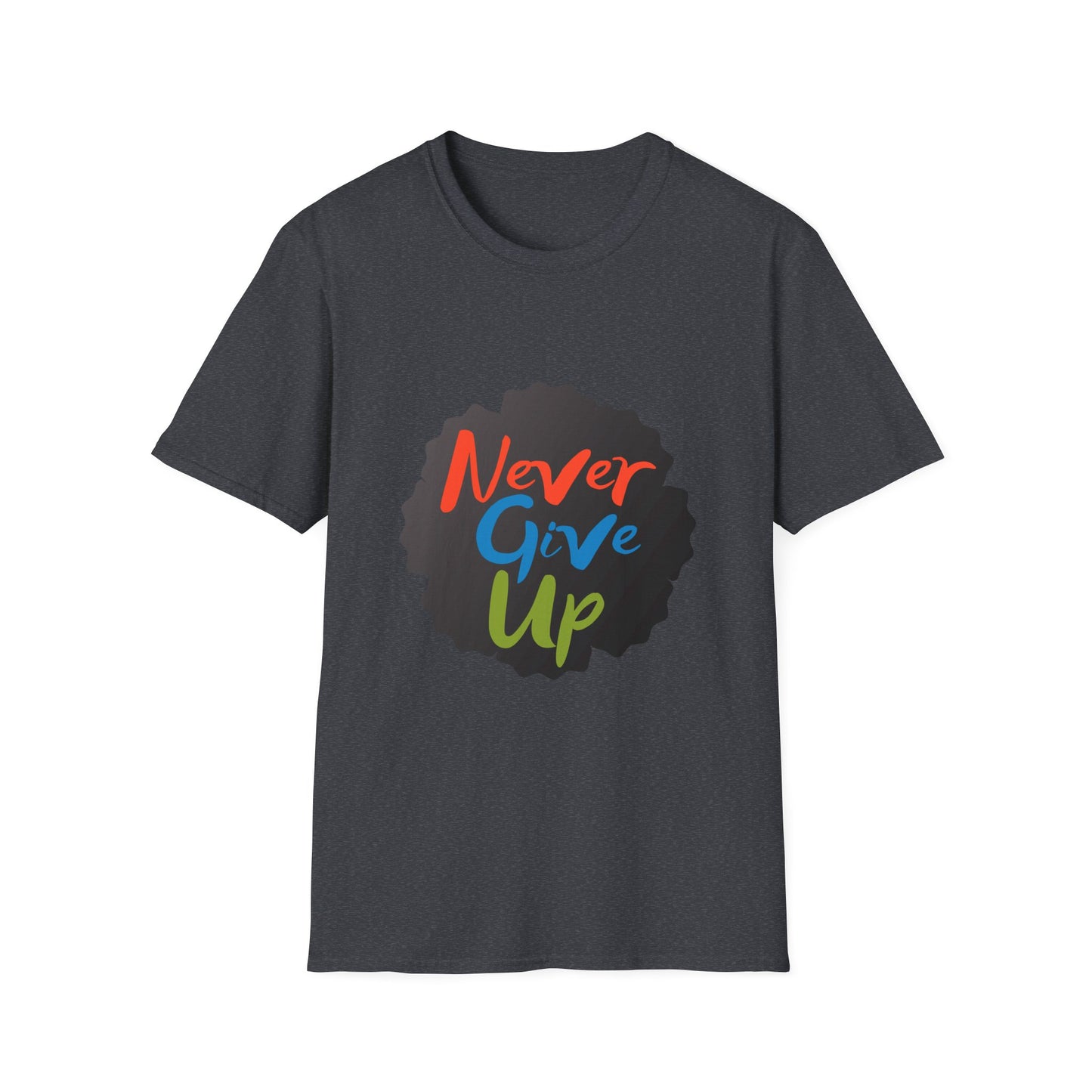 never give up Unisex Softstyle T-Shirt