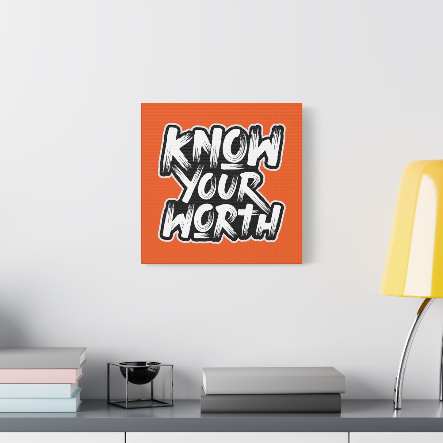 Know Your Worth Matte Canvas, Stretched, 1.25"