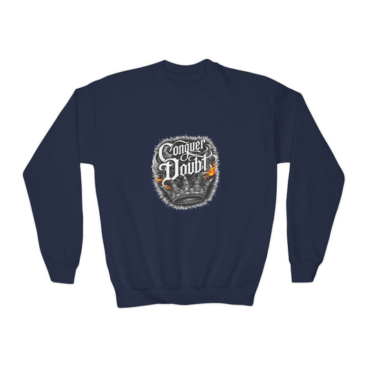 Conquer Doubt Youth Crewneck Sweatshirt