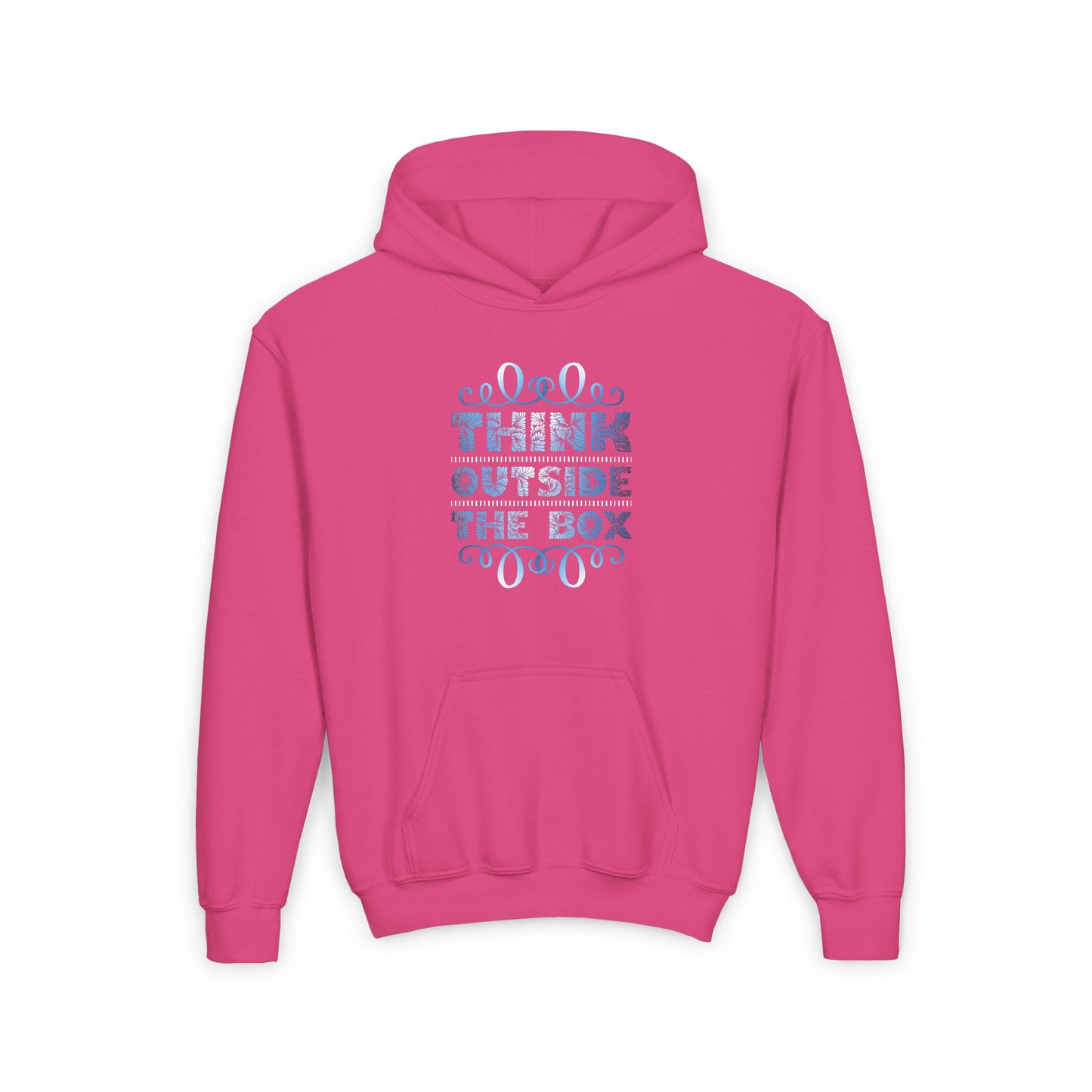 Think Outside The Box Youth Heavy Blend Hooded Sweatshirt