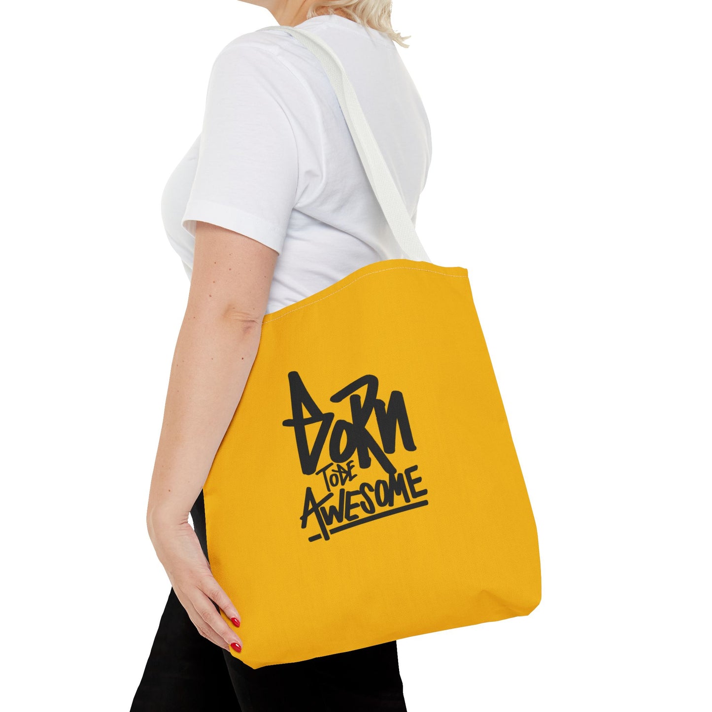 Born To Be Awesome Tote Bag (AOP)