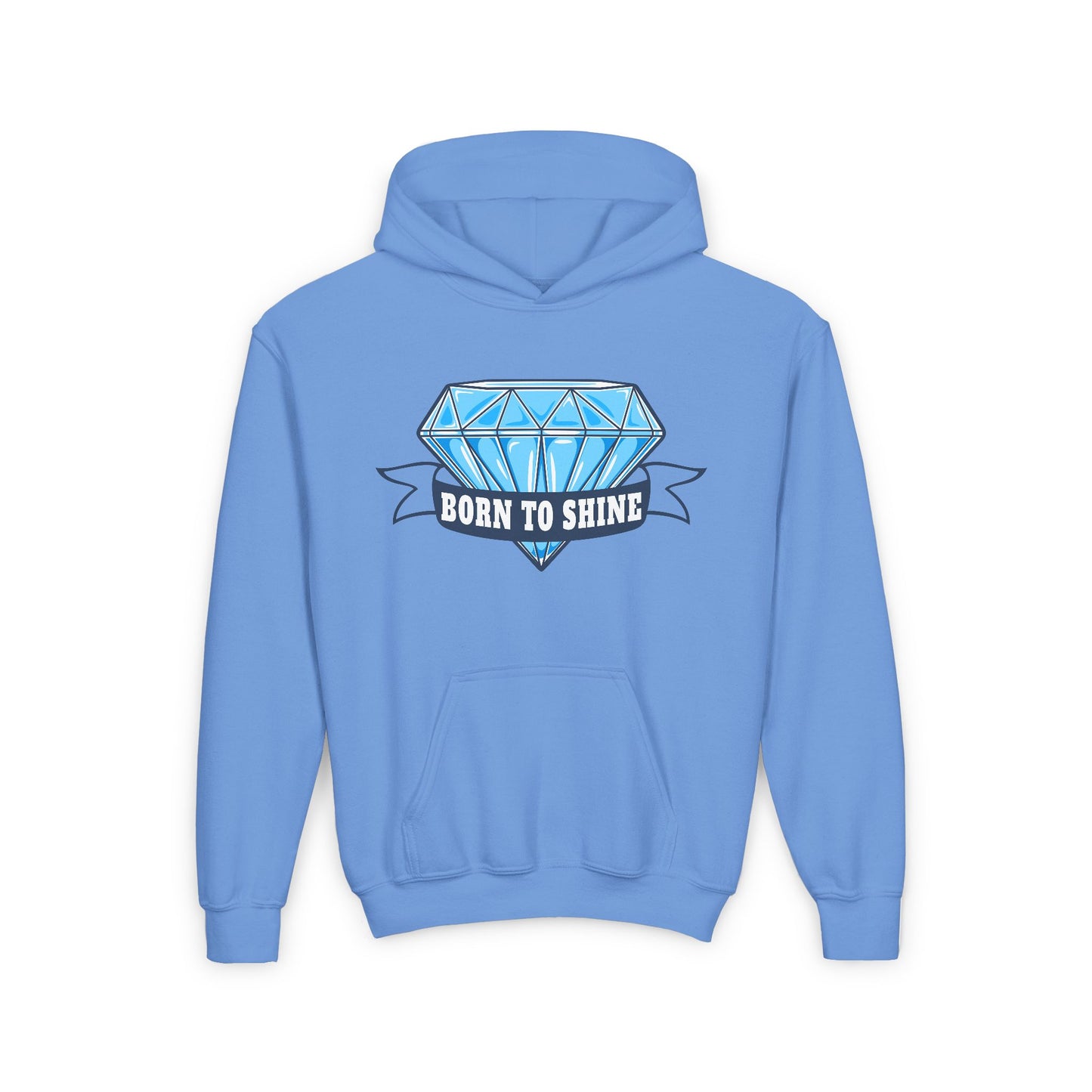 Born To Shine Youth Heavy Blend Hooded Sweatshirt