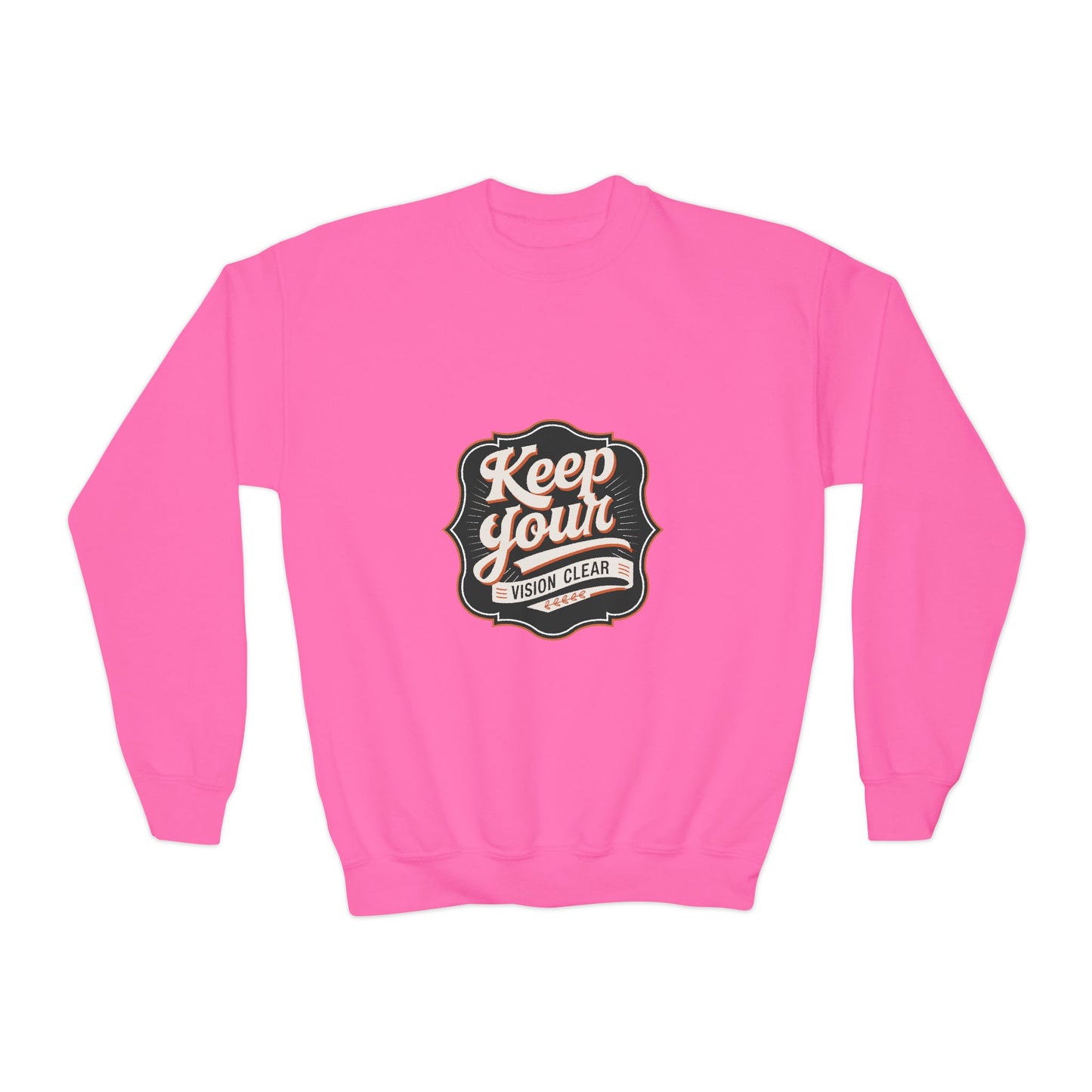 Keep Your Vision Clear Youth Crewneck Sweatshirt