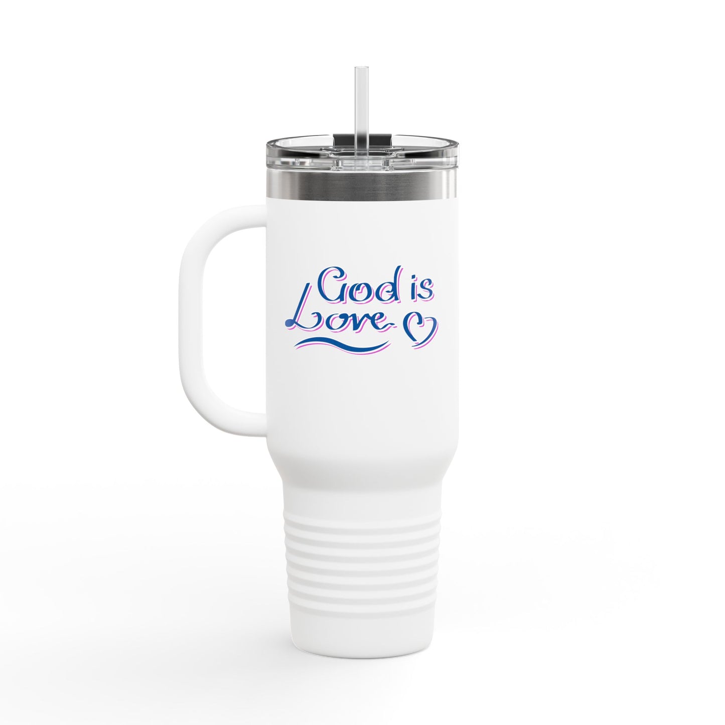 God Is Love Insulated Travel Mug, 40oz
