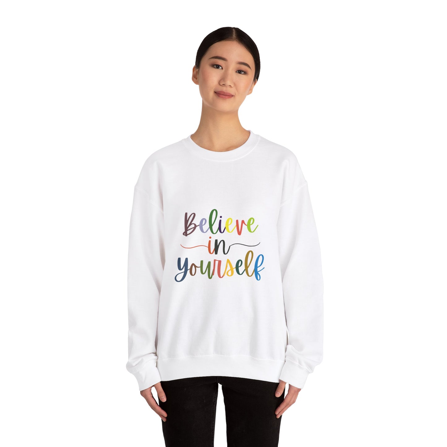 Believe In Your Self Unisex Heavy Blend™ Crewneck Sweatshirt