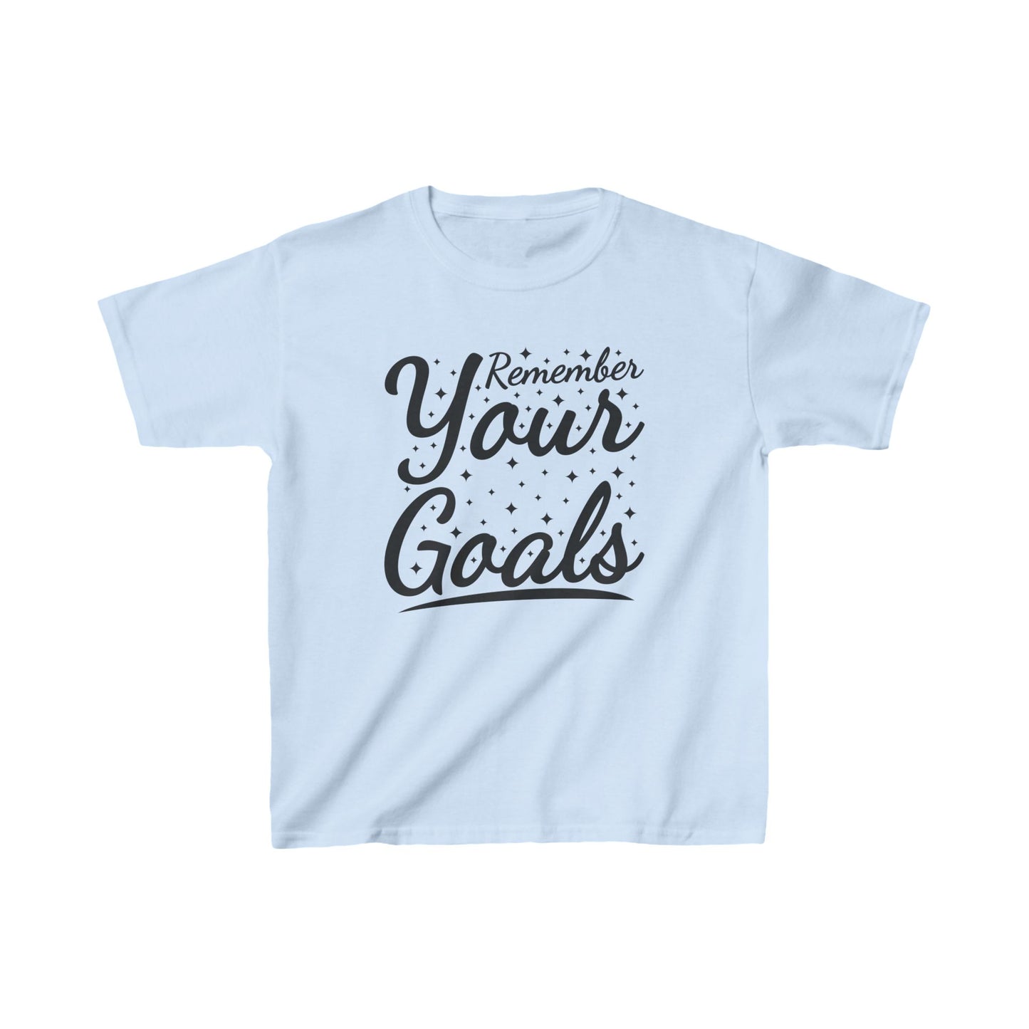 Remember Your Goals Kids Heavy Cotton™ Tee