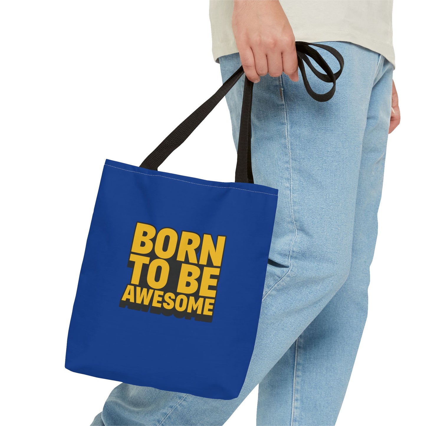 Born To Be Awesome Tote Bag (AOP)
