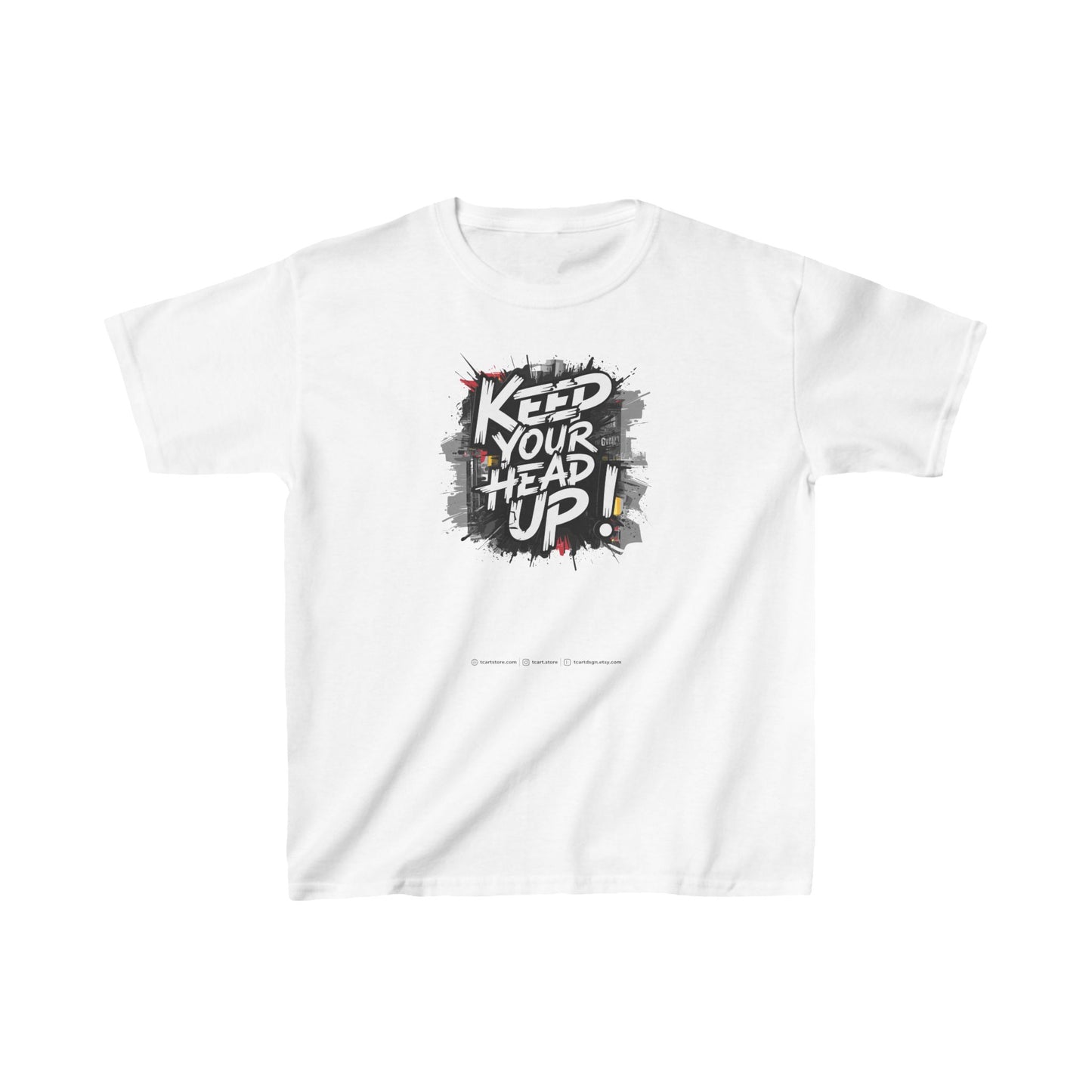 Keep Your Head Up! Kids Heavy Cotton™ Tee