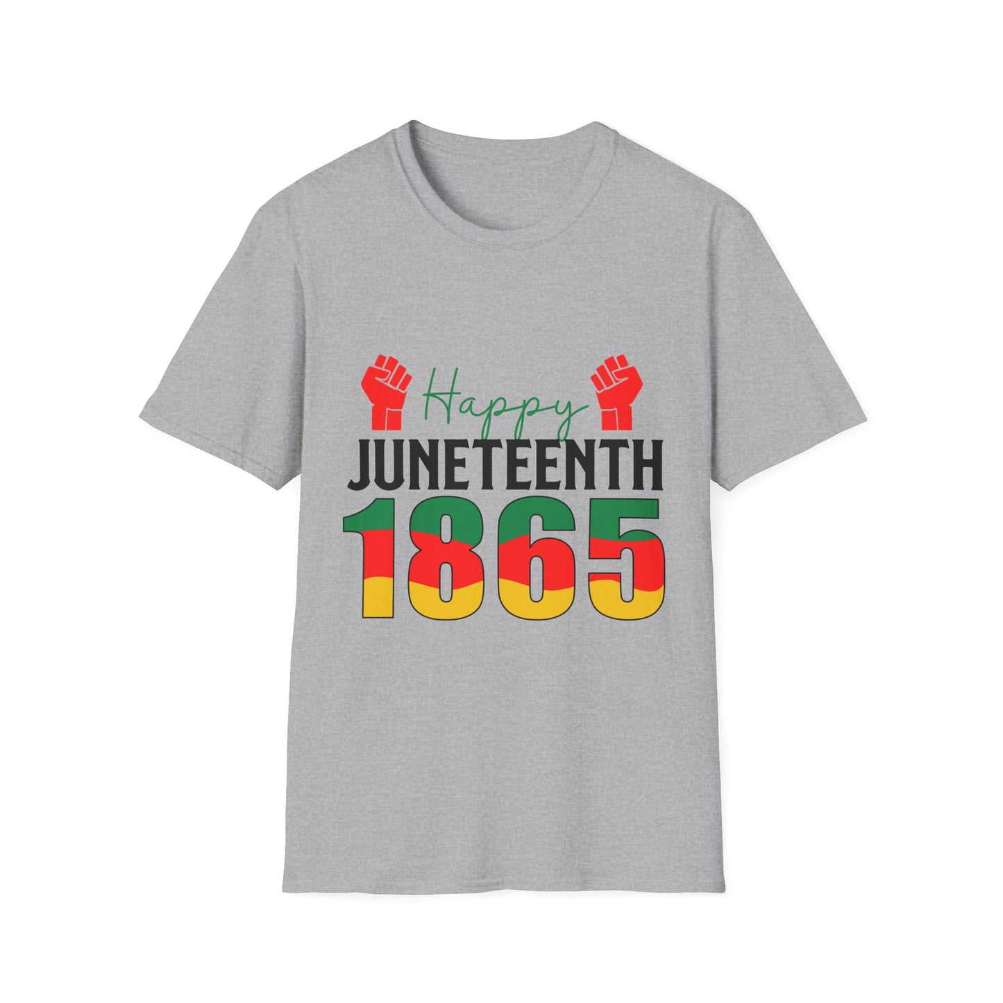 Happy Juneteenth 1865 Unisex Softstyle T-Shirt