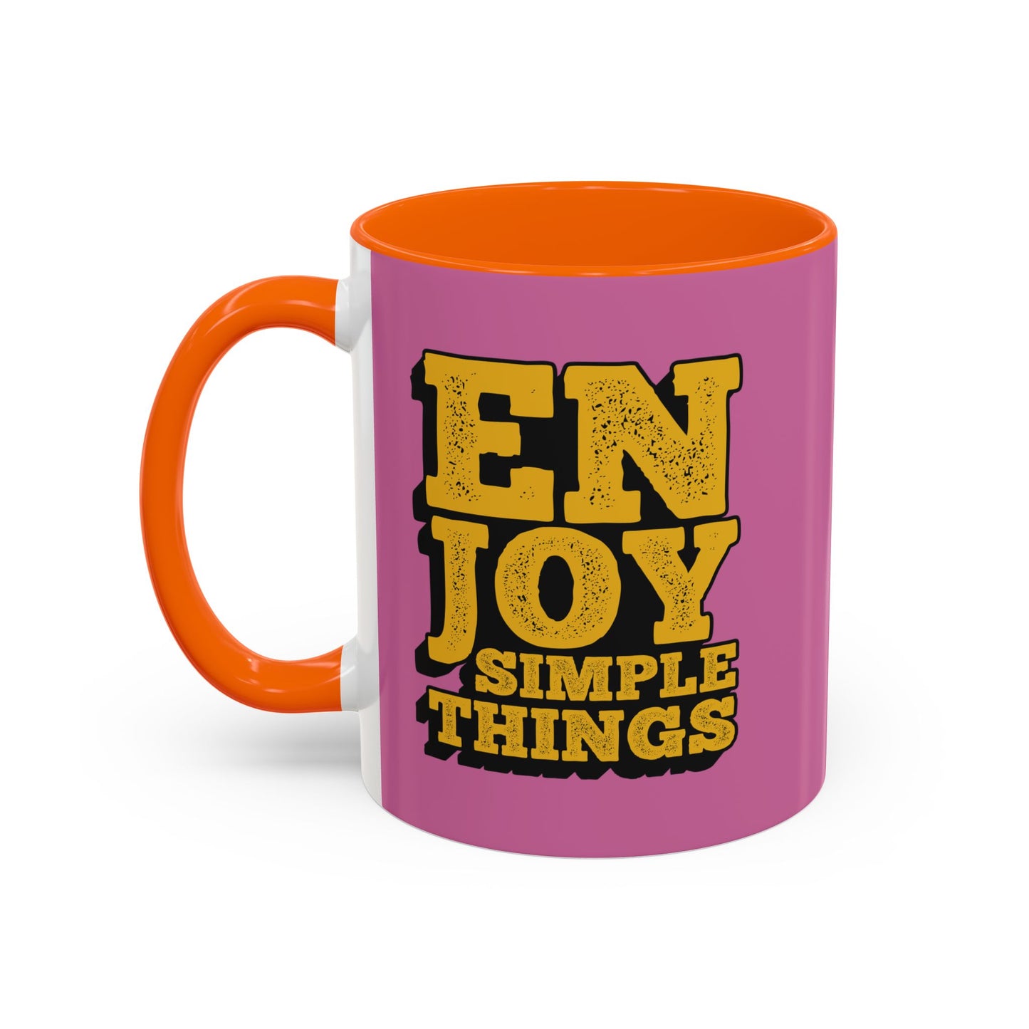 Enjoy Simple Things Accent Coffee Mug (11, 15oz)
