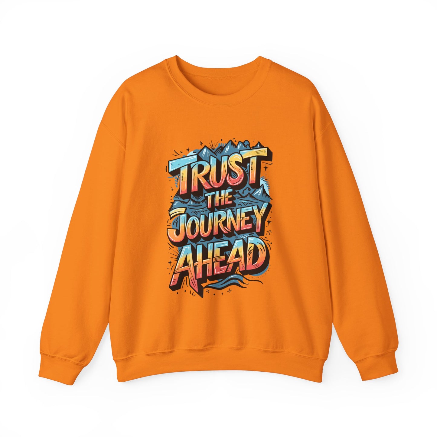 Trust The Journey Ahead Unisex Heavy Blend™ Crewneck Sweatshirt