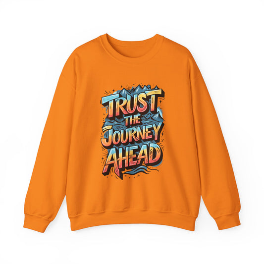 Trust The Journey Ahead Unisex Heavy Blend™ Crewneck Sweatshirt