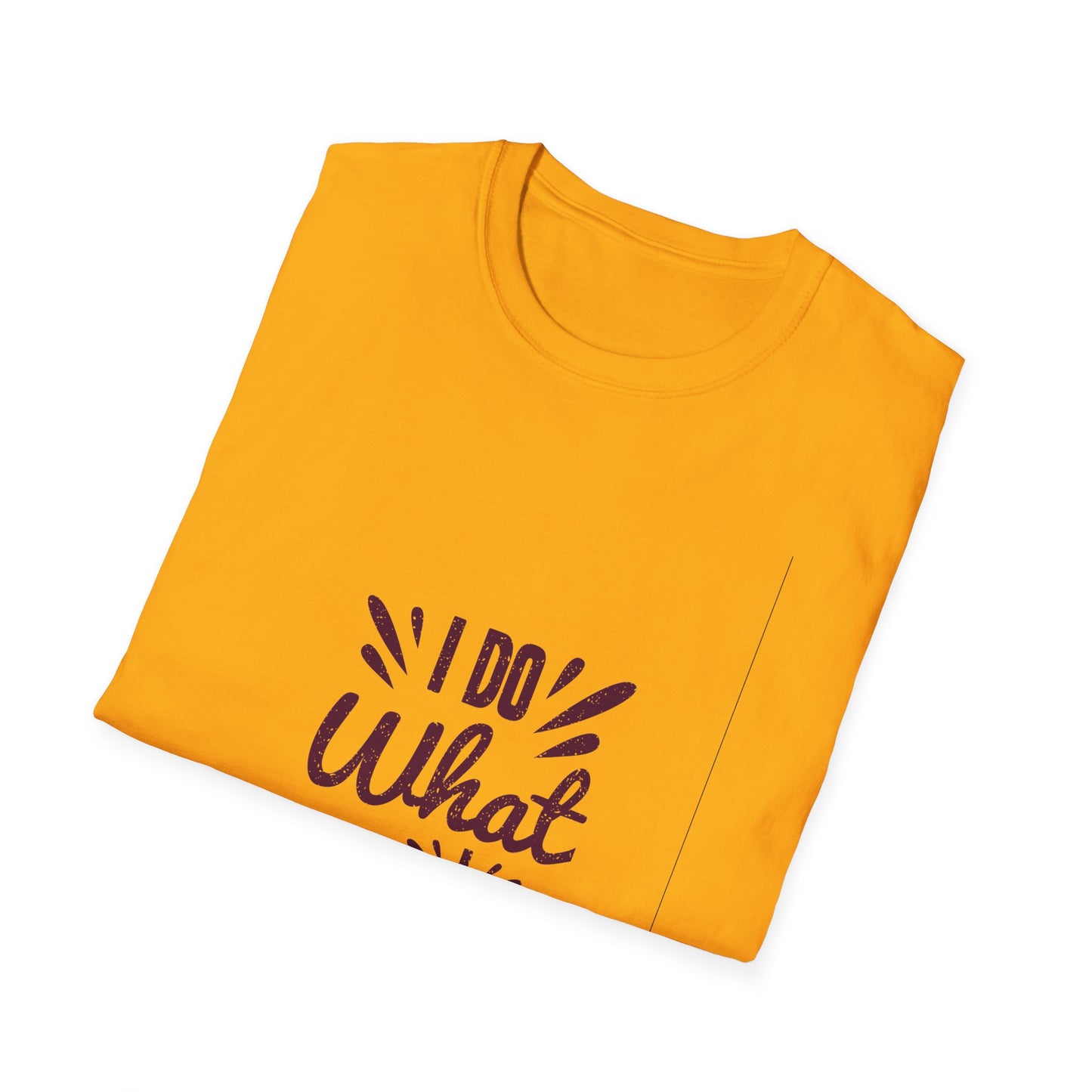 I Do What I Want Unisex Softstyle T-Shirt