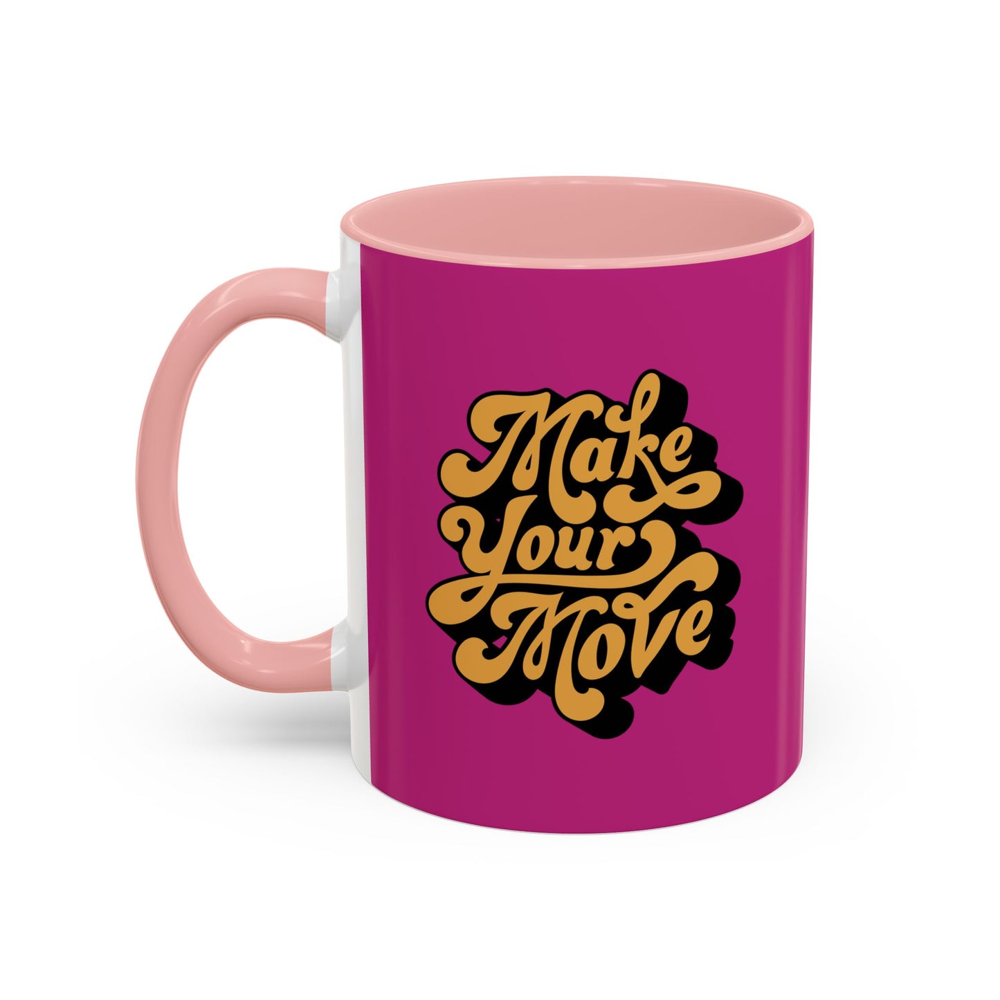 Make Your Move Accent Coffee Mug (11, 15oz)