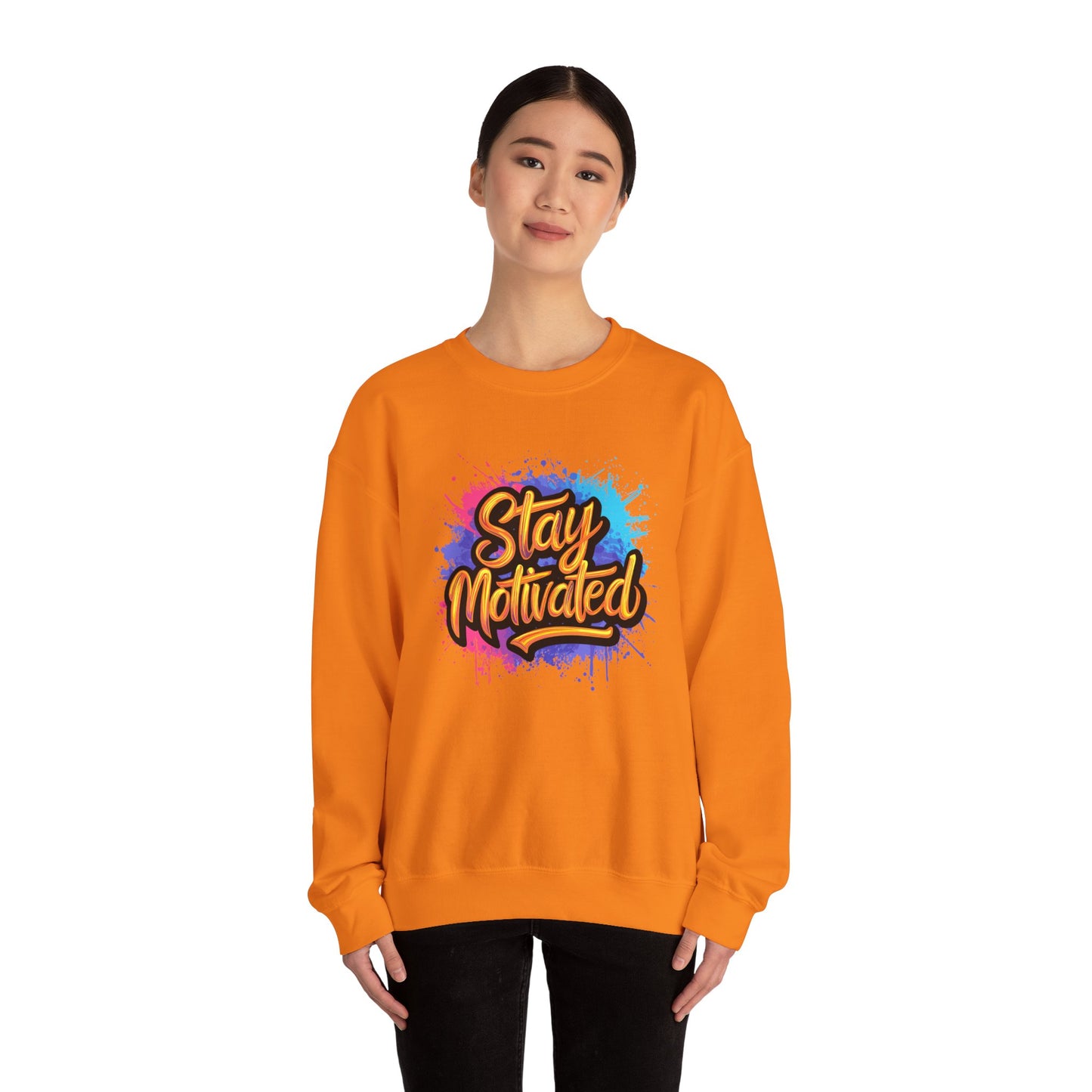 Stay Motivated Unisex Heavy Blend™ Crewneck Sweatshirt