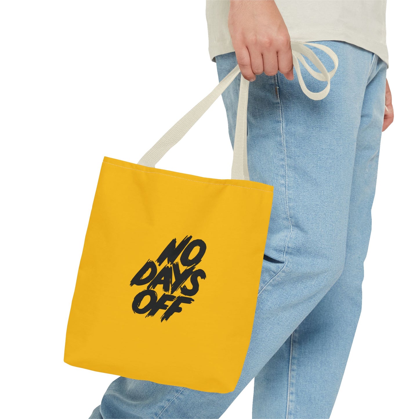 No Days Off Tote Bag (AOP)