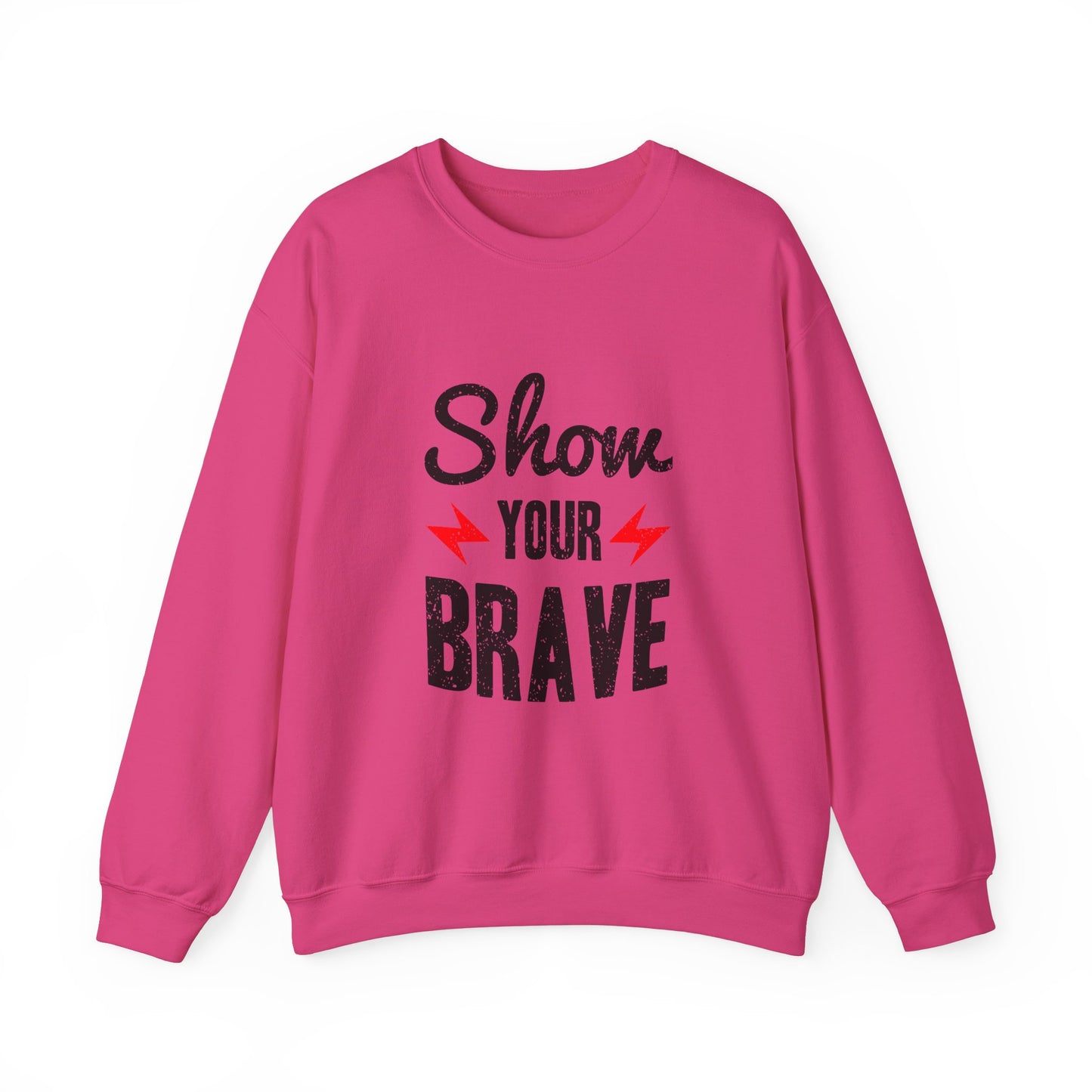Show Your Brave Unisex Heavy Blend™ Crewneck Sweatshirt