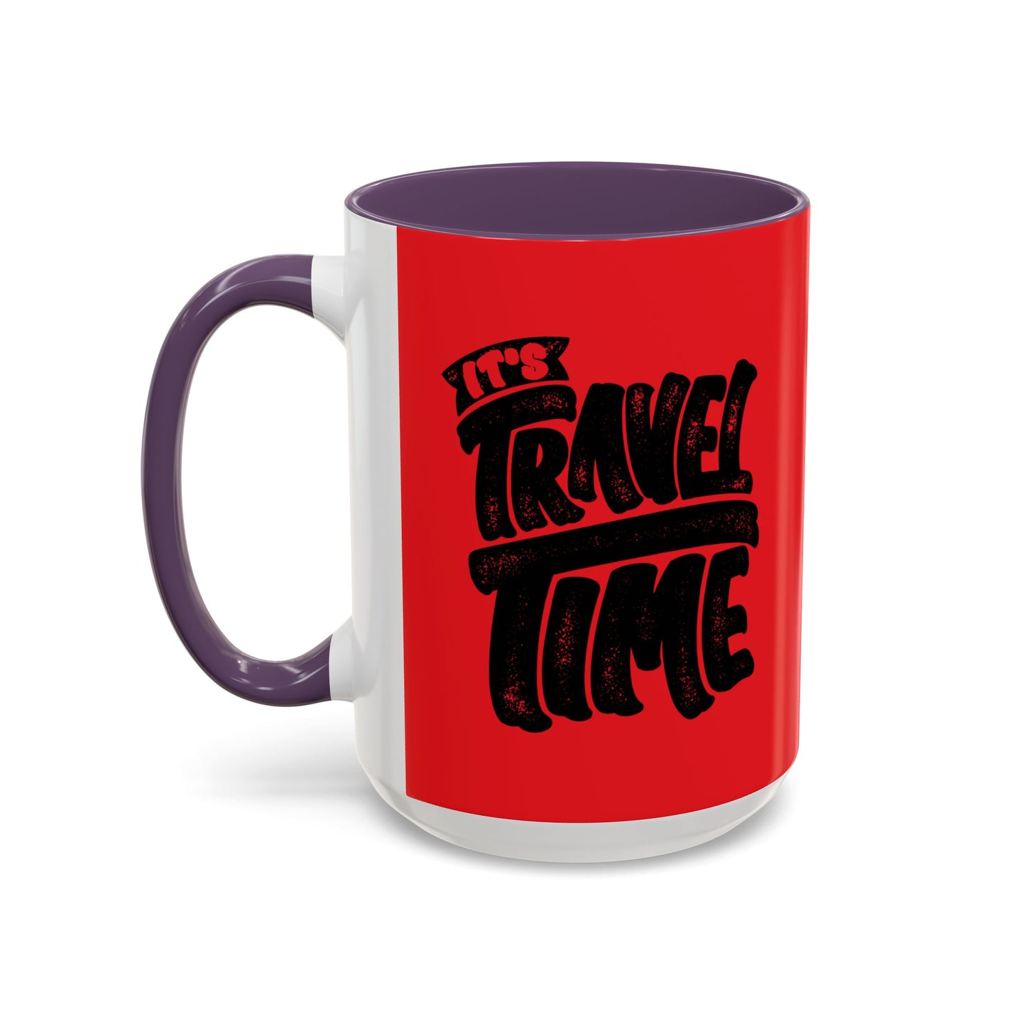 It's Travel Time Accent Coffee Mug (11, 15oz)