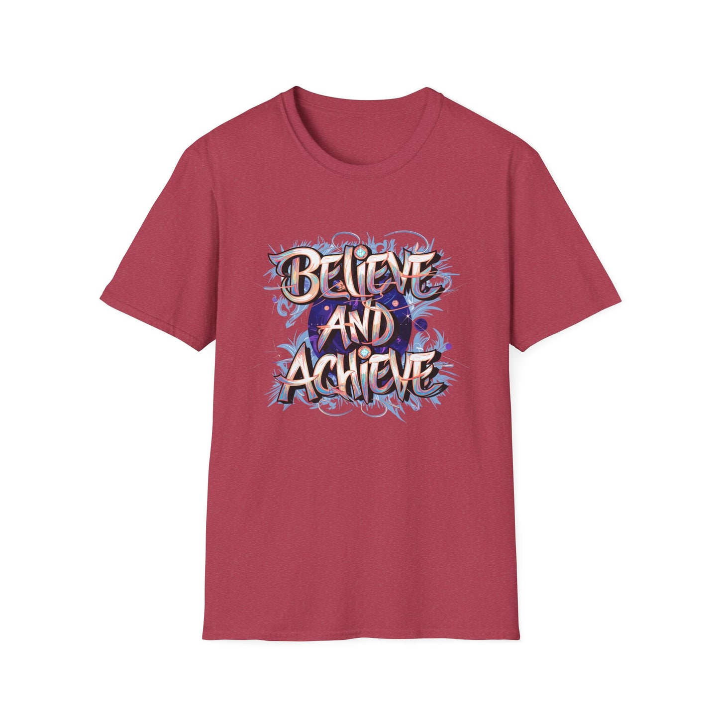 Believe And Achieve Unisex Softstyle T-Shirt