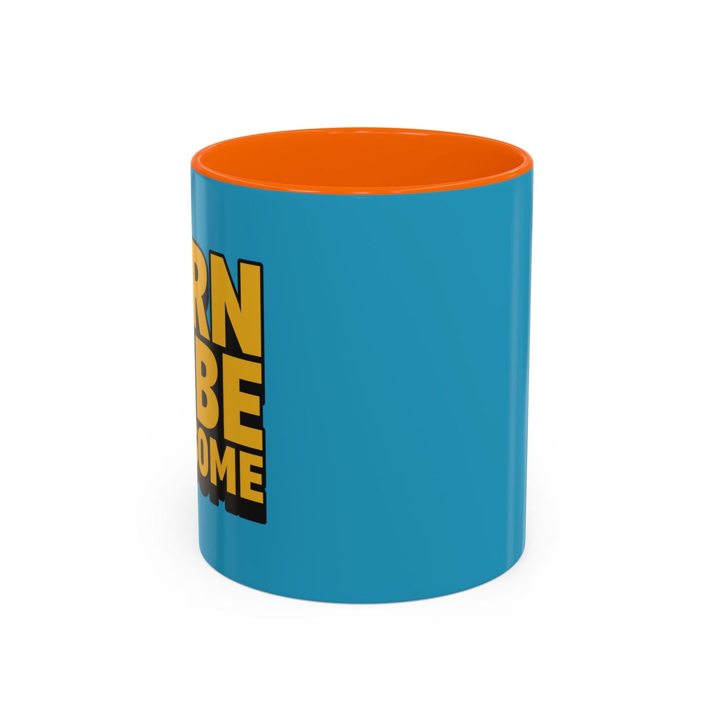 Born To Be Awesome Accent Coffee Mug (11, 15oz)