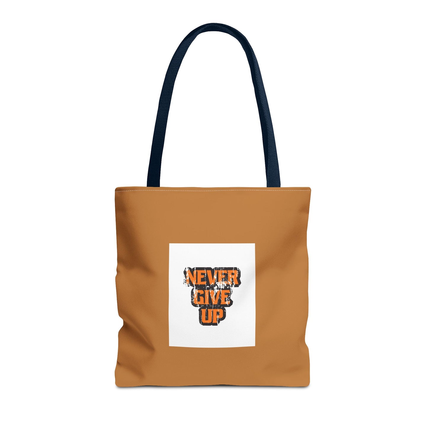 Never Give Up Tote Bag (AOP)