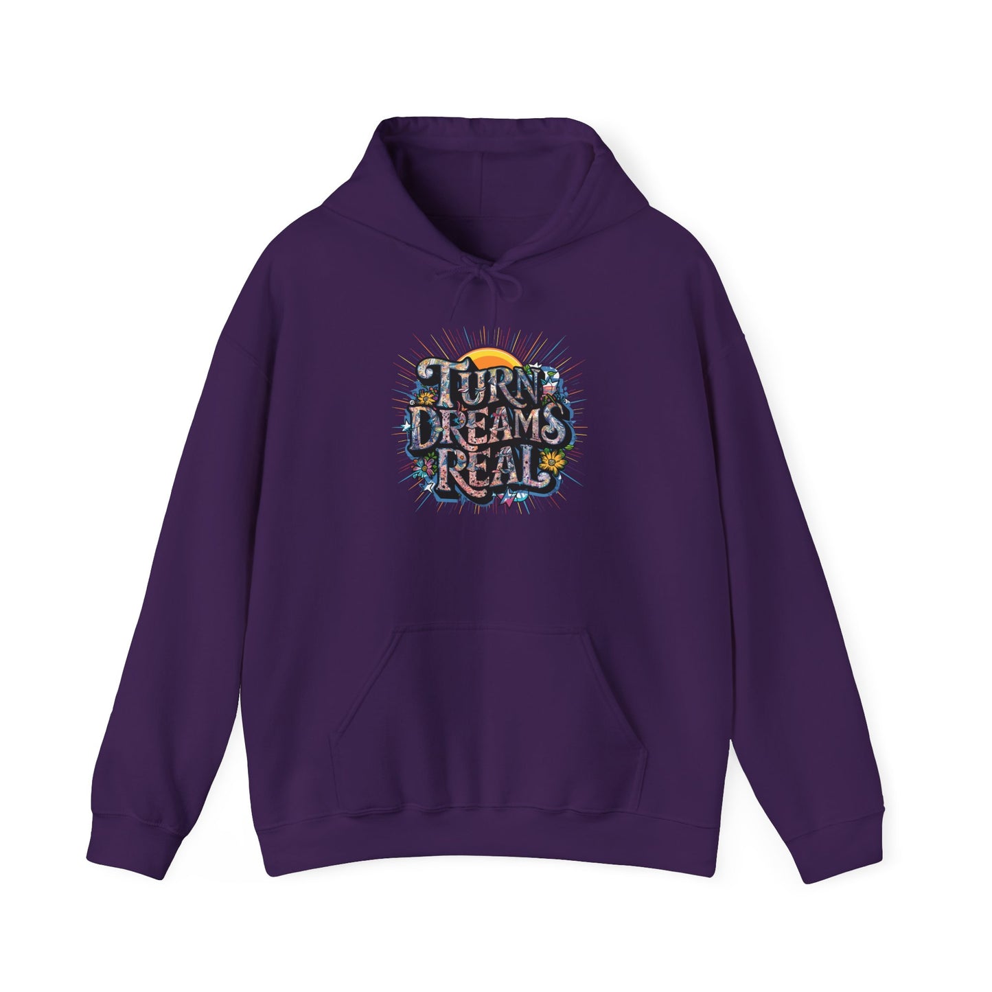 Turns Dreams Real Unisex Heavy Blend™ Hooded Sweatshirt