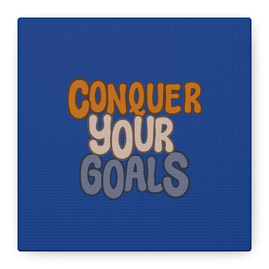 Conquer Your Goals Matte Canvas, Stretched, 1.25"