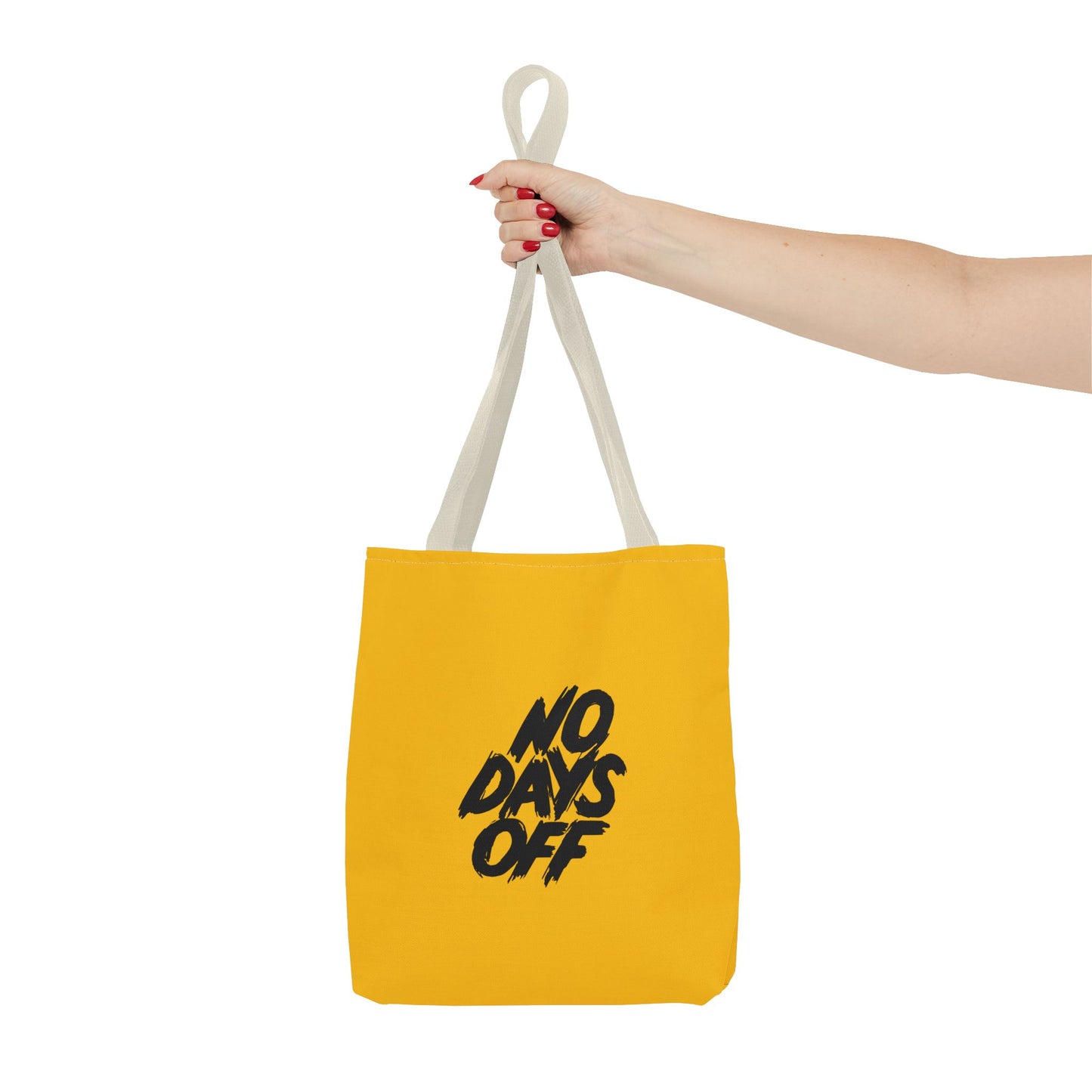 No Days Off Tote Bag (AOP)