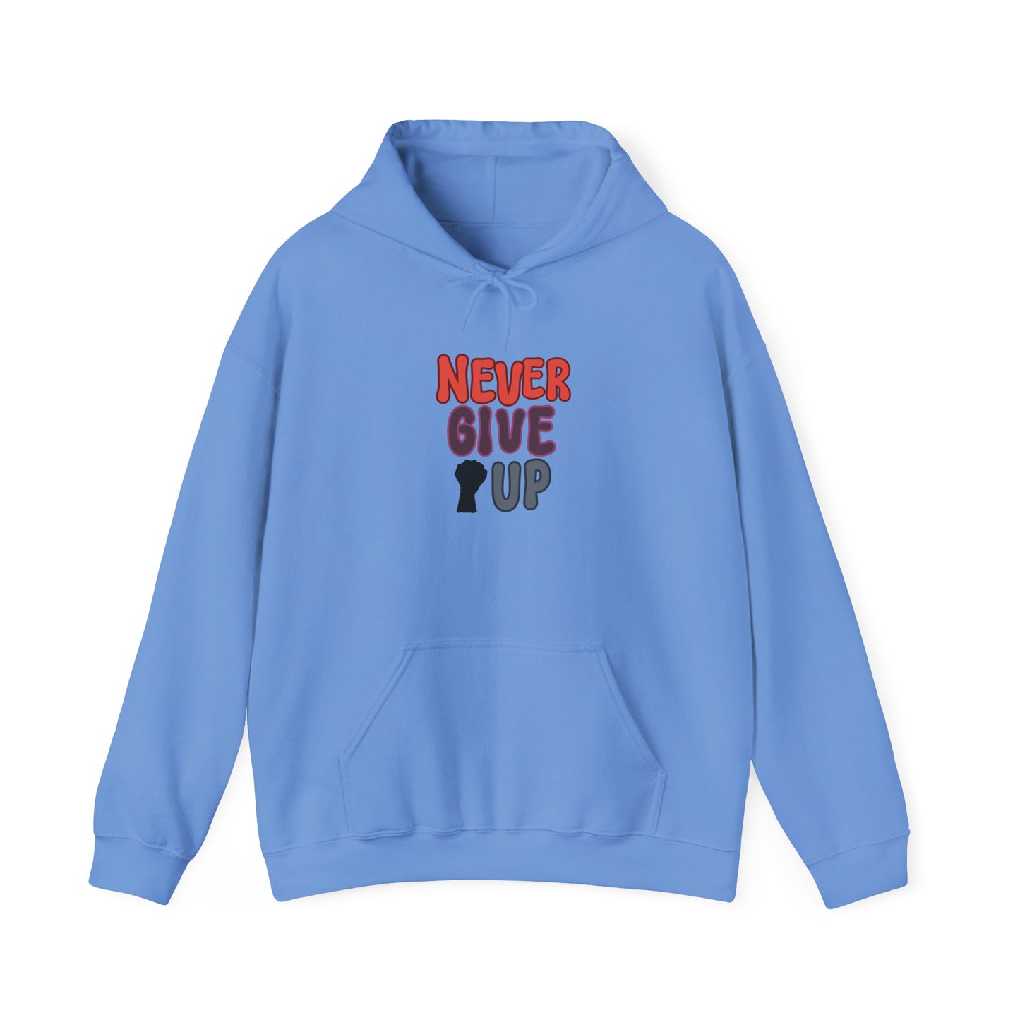 Never Give Up Unisex Heavy Blend™ Hooded Sweatshirt