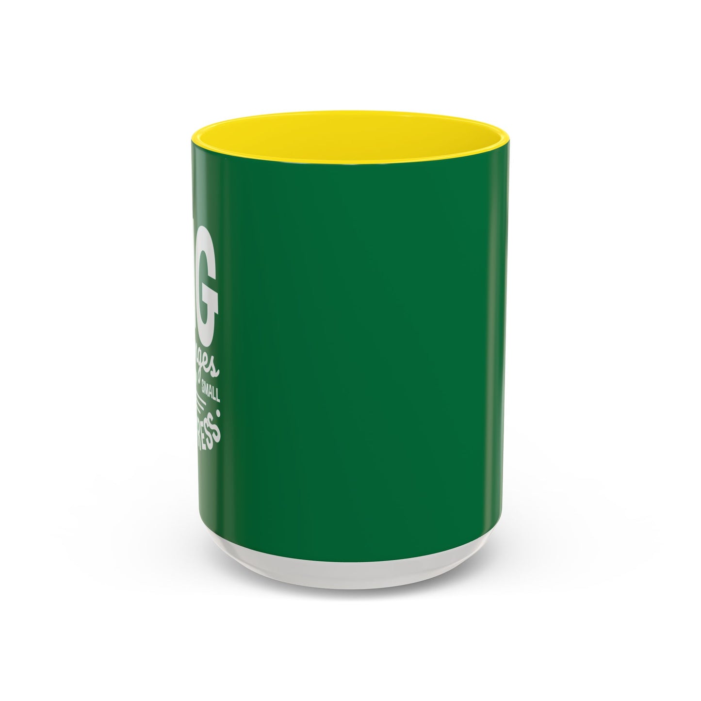 Big Changes Start From Small Progress Accent Coffee Mug (11, 15oz)