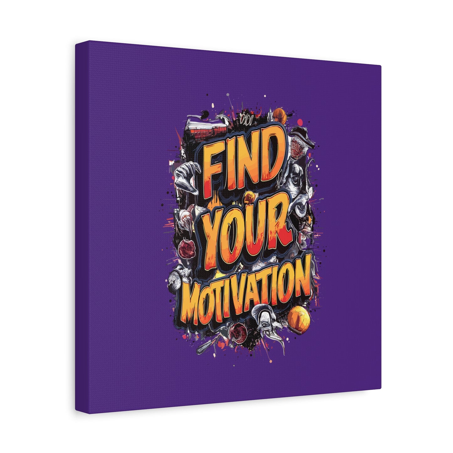 Find Your Motivation Matte Canvas, Stretched, 1.25"