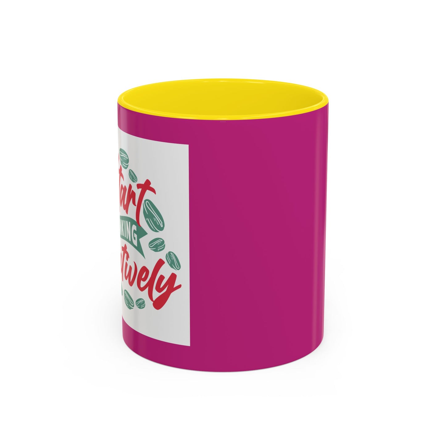 Start Thinking Accent Coffee Mug (11, 15oz)