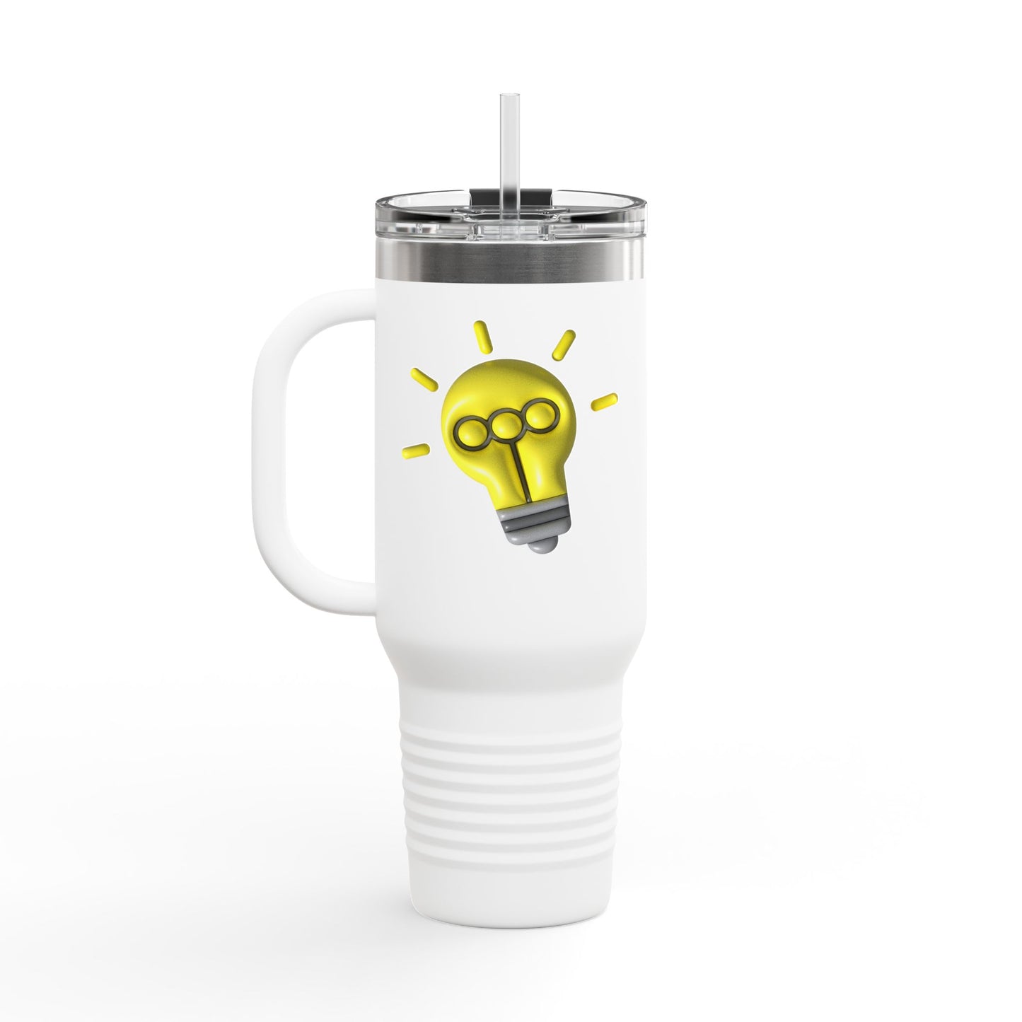 Light Bulb Insulated Travel Mug, 40oz