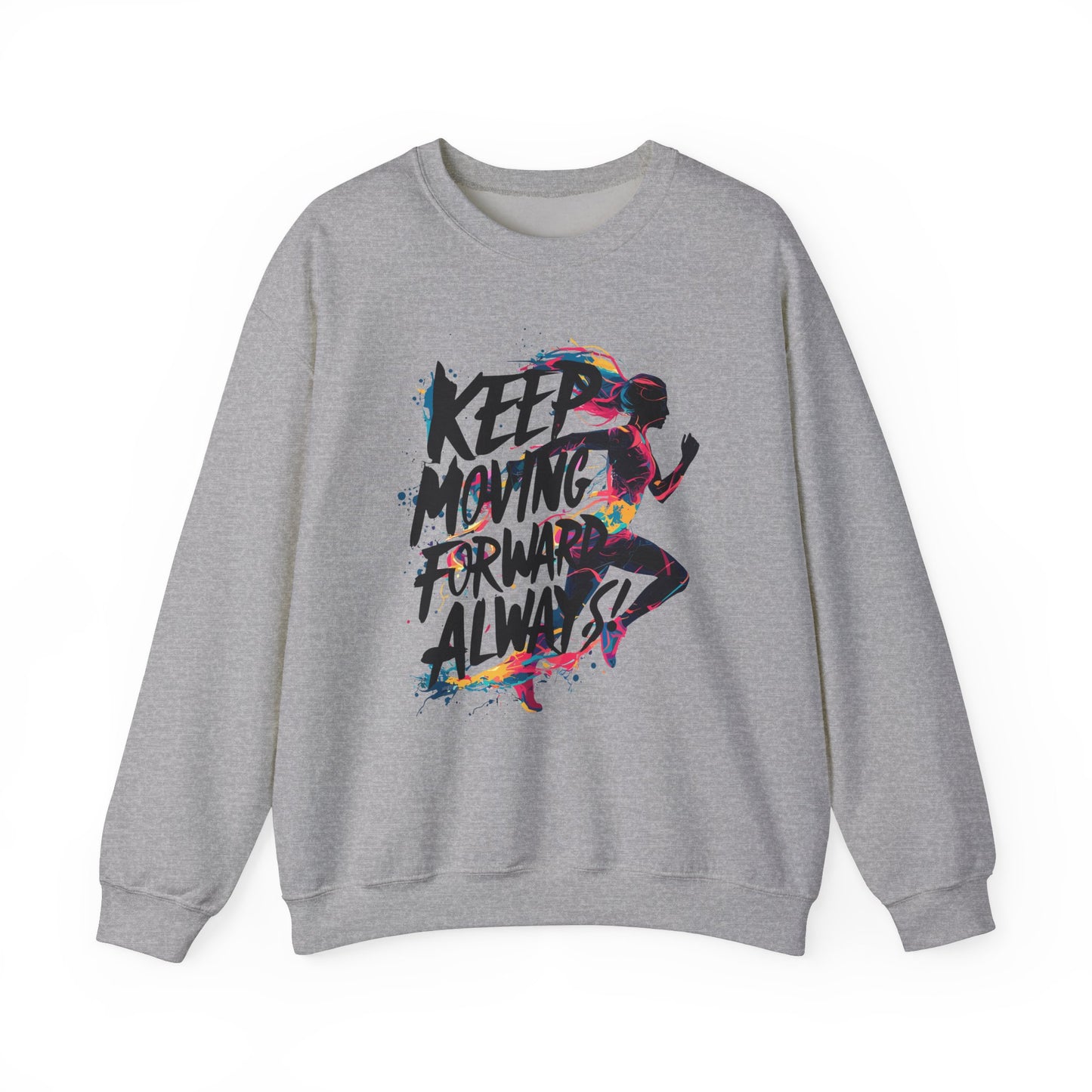 Keep Moving Forward Always Unisex Heavy Blend™ Crewneck Sweatshirt