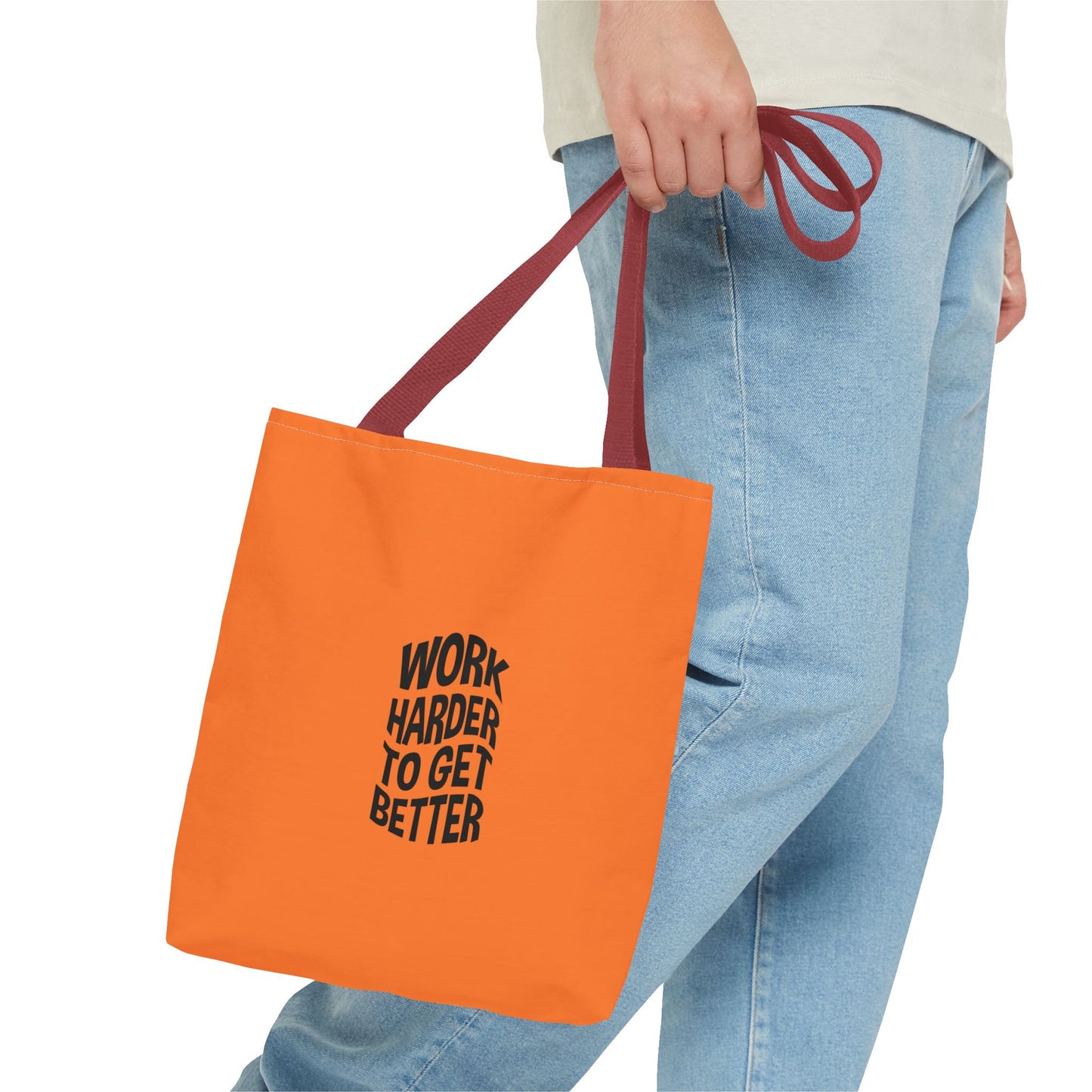 Work Harder To Get Better Tote Bag (AOP)