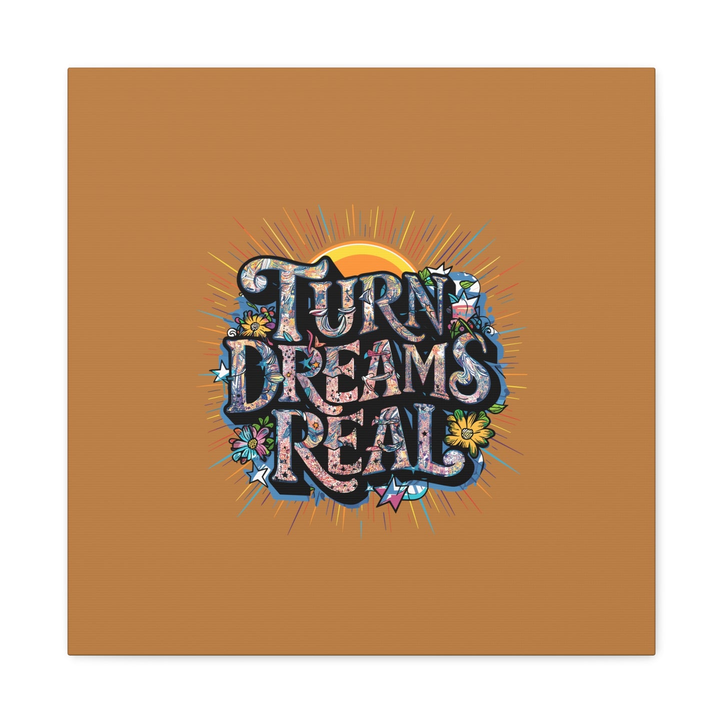 Turns Dreams Real Matte Canvas, Stretched, 1.25"
