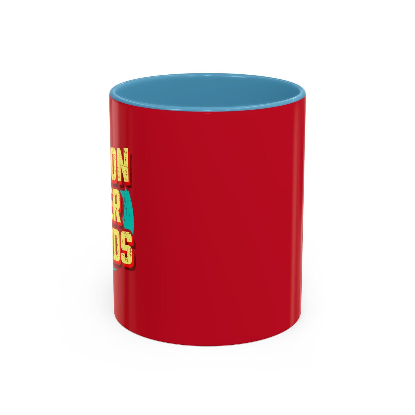 Action Over Words Accent Coffee Mug (11, 15oz)