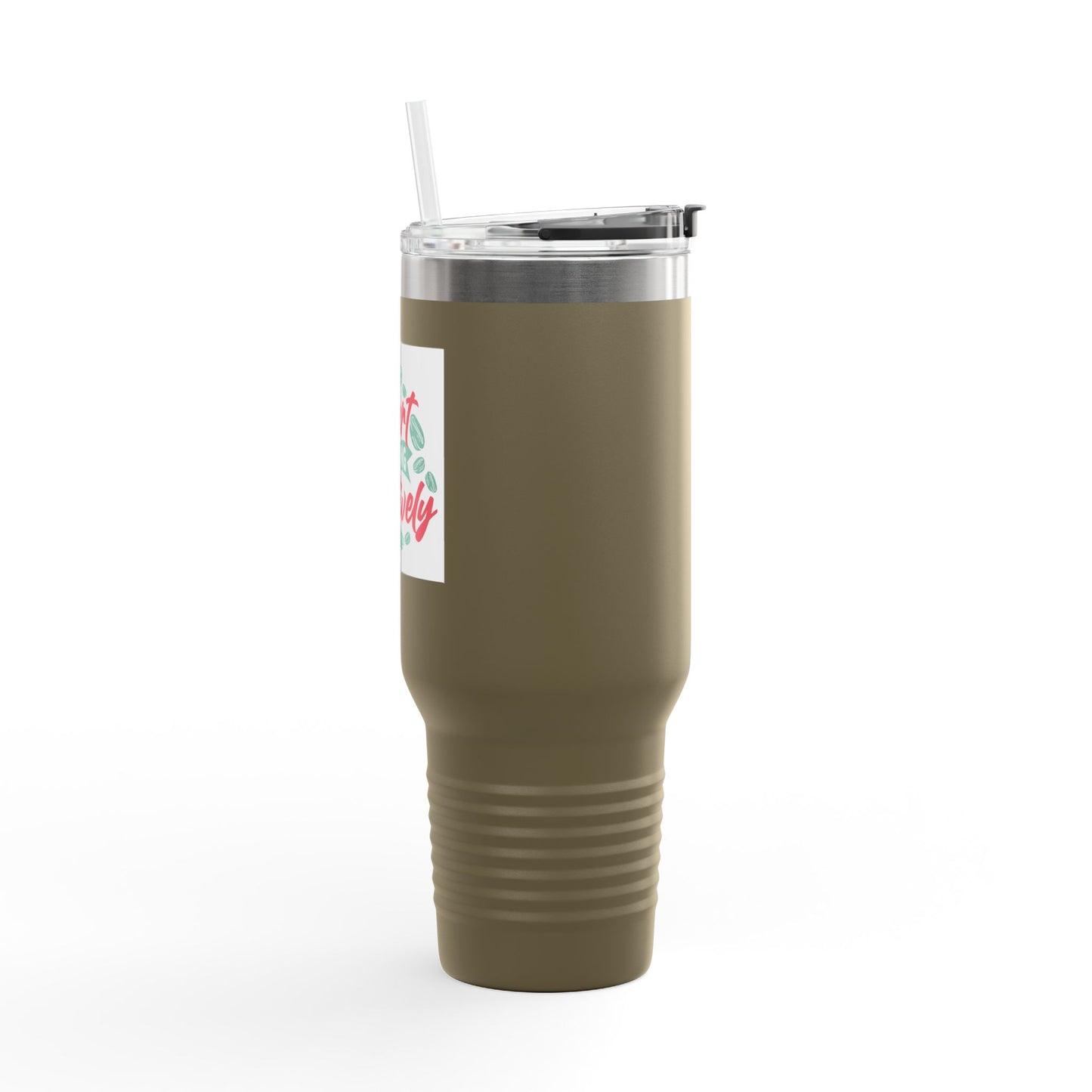 Start Thinking Insulated Travel Mug, 40oz