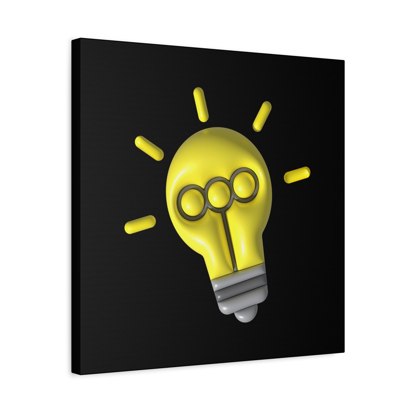 Light Bulb Matte Canvas, Stretched, 1.25"