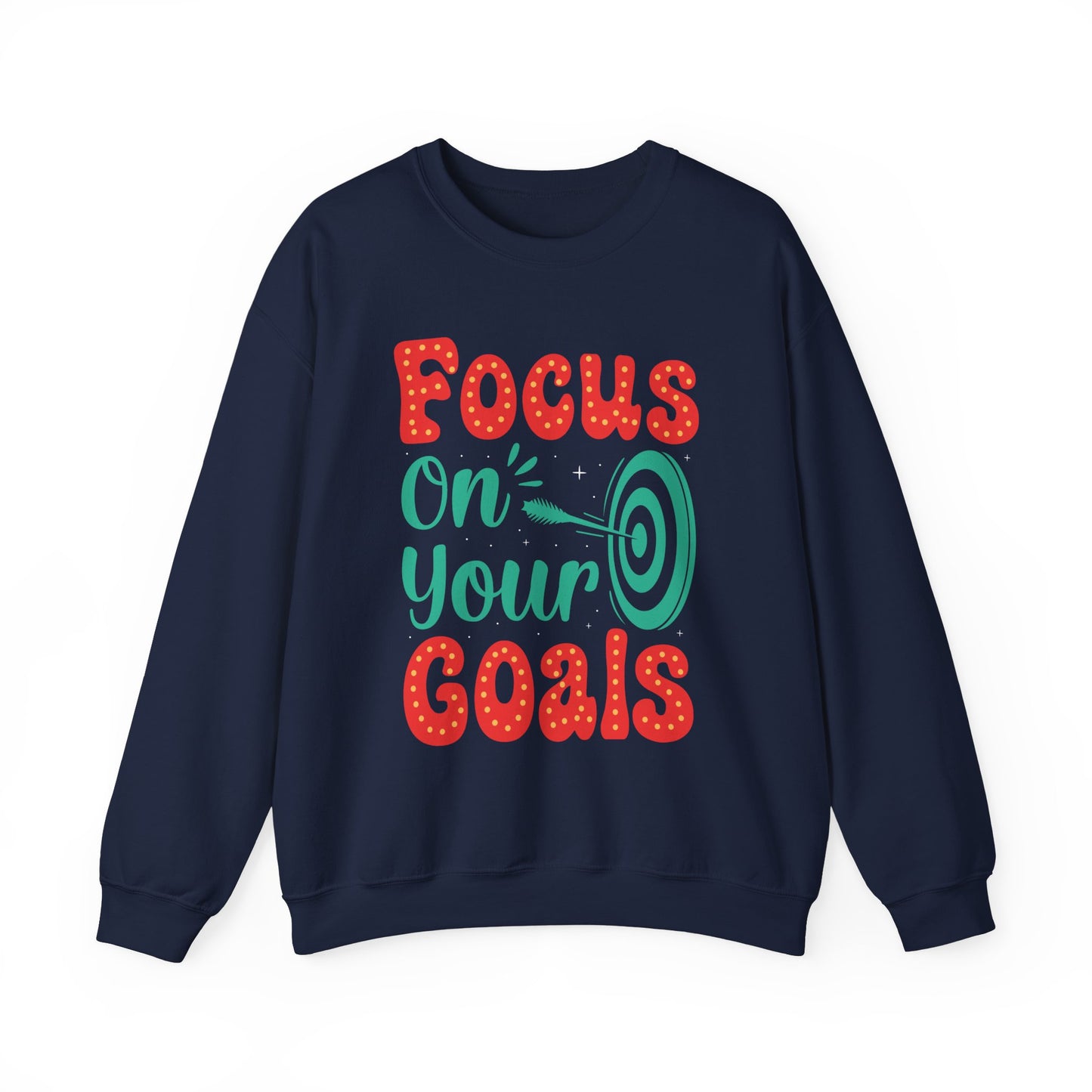 Focus On Your Goals Unisex Heavy Blend™ Crewneck Sweatshirt
