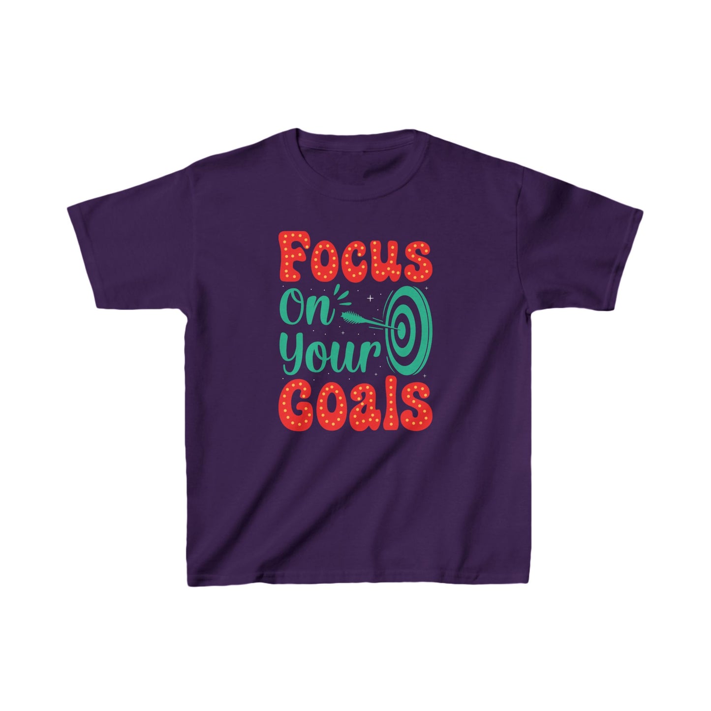 Focus On Your Goals Kids Heavy Cotton™ Tee